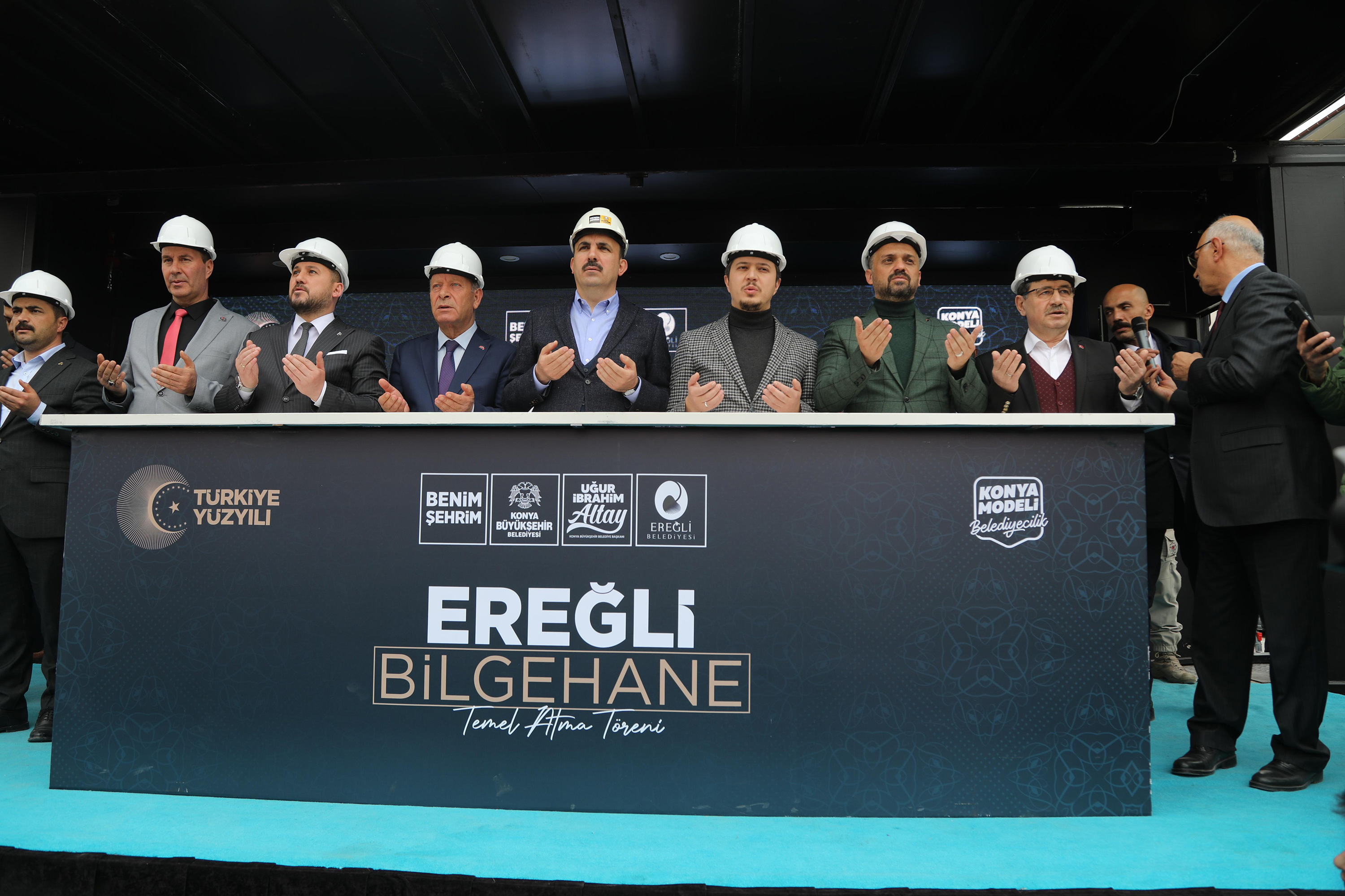 BAŞKAN ALTAY EREĞLİ’DE BİLGEHANE TEMELİ ATTI, EMİRGAZİ VE KARAPINAR’DA VATANDAŞLARLA BULUŞTU
