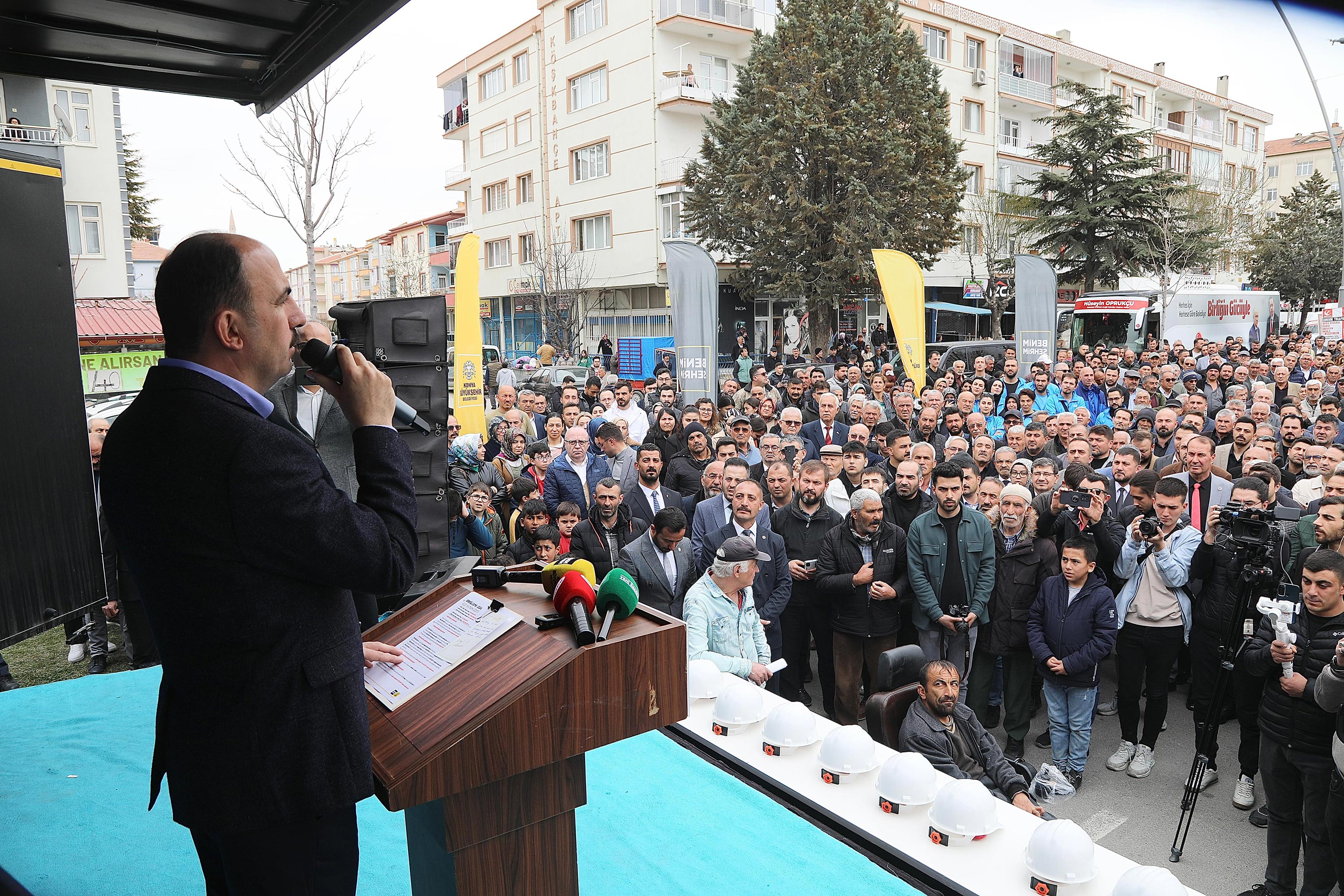 BAŞKAN ALTAY EREĞLİ’DE BİLGEHANE TEMELİ ATTI, EMİRGAZİ VE KARAPINAR’DA VATANDAŞLARLA BULUŞTU