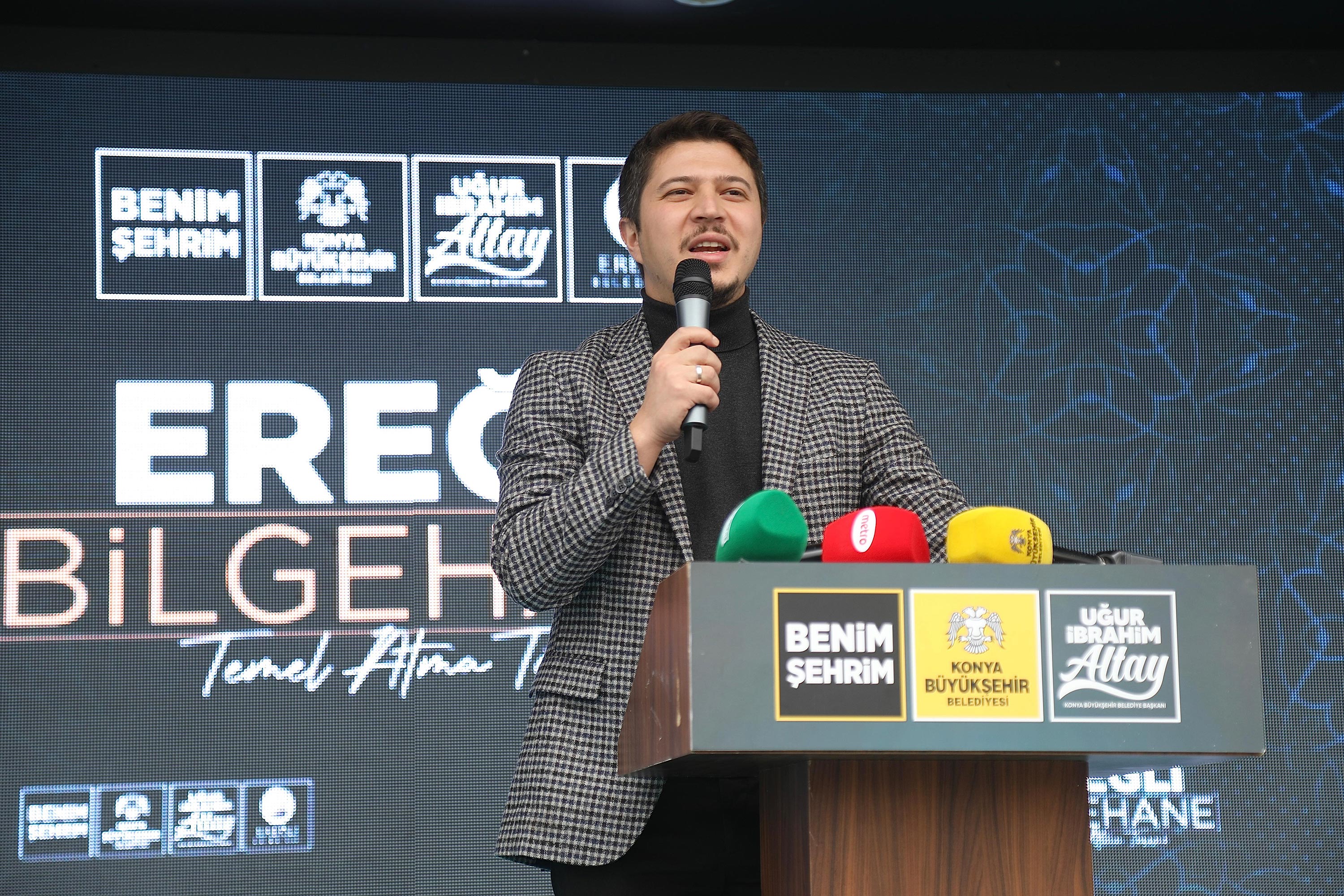 BAŞKAN ALTAY EREĞLİ’DE BİLGEHANE TEMELİ ATTI, EMİRGAZİ VE KARAPINAR’DA VATANDAŞLARLA BULUŞTU