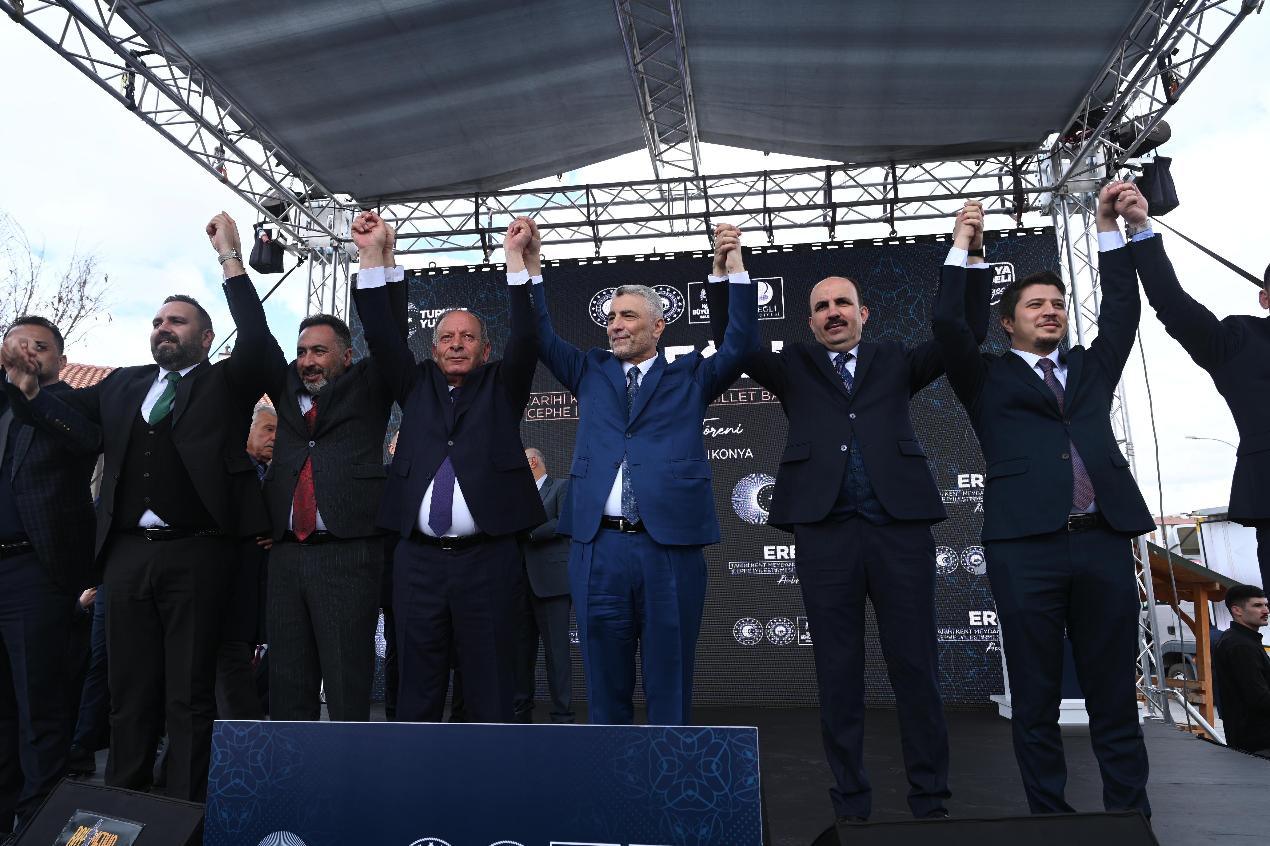 TİCARET BAKANI BOLAT: “TÜRKİYE’DE BELEDİYECİLİK KONUSUNDA MODEL ŞEHİR KONYA’DIR”
