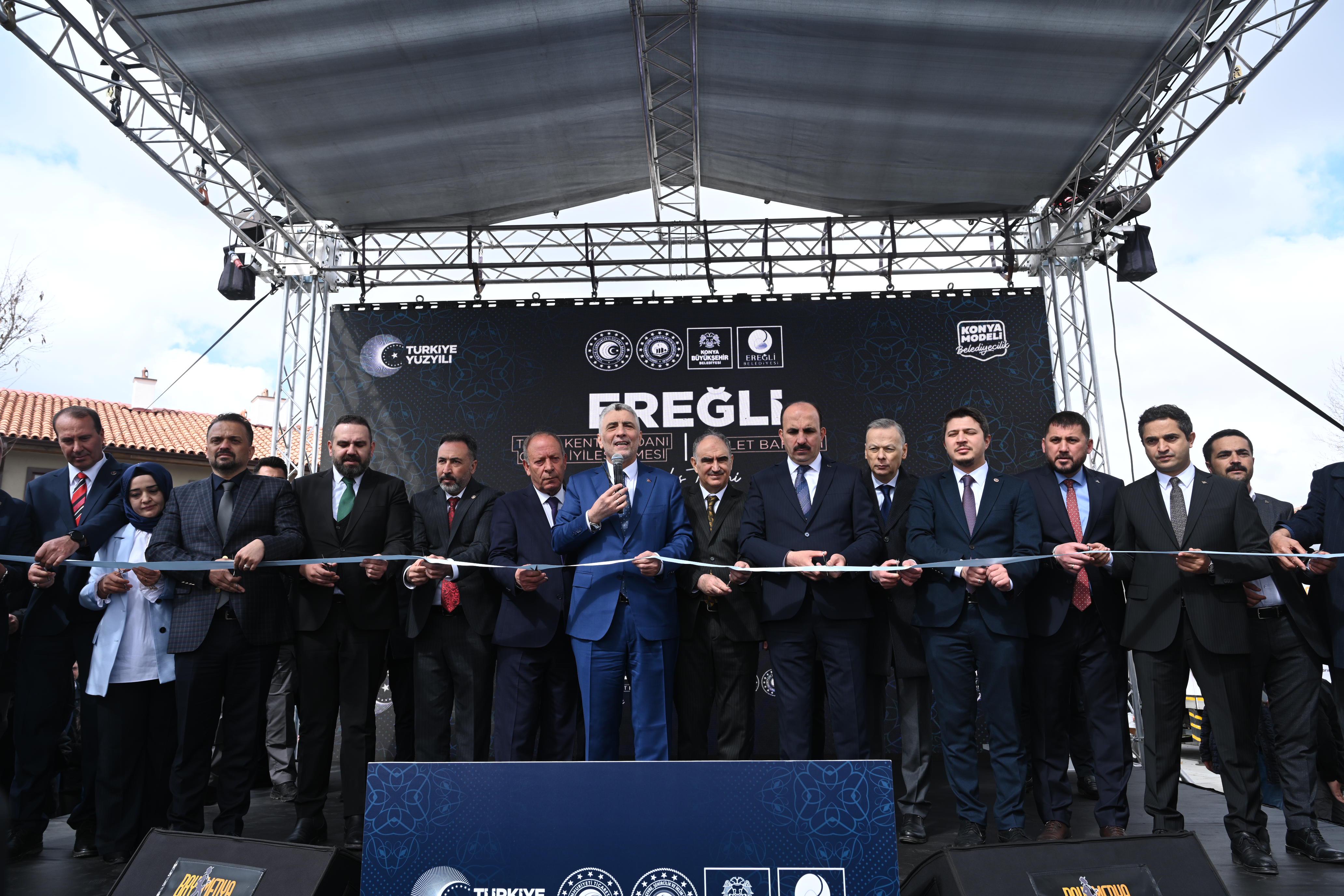 TİCARET BAKANI BOLAT: “TÜRKİYE’DE BELEDİYECİLİK KONUSUNDA MODEL ŞEHİR KONYA’DIR”