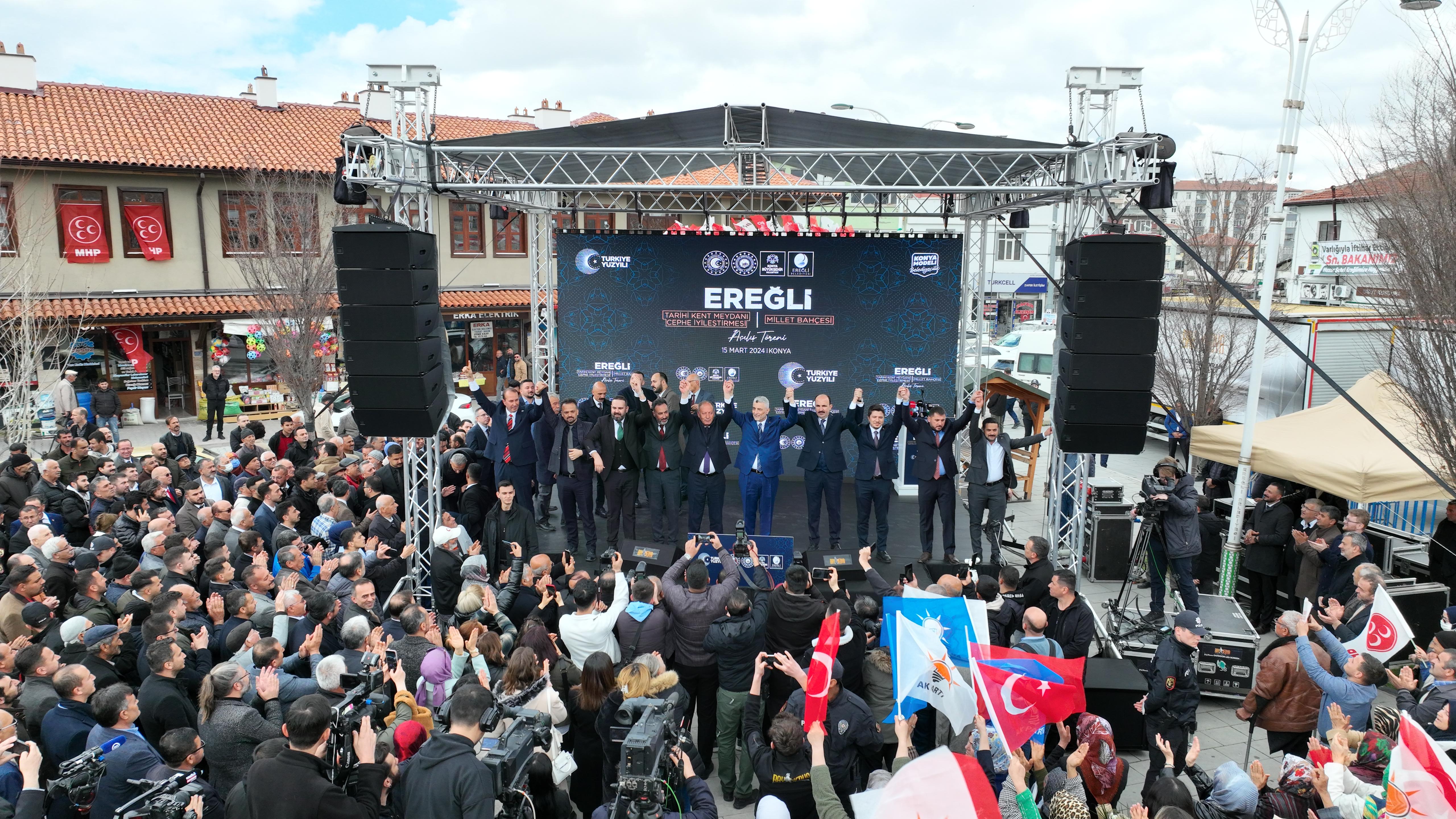 TİCARET BAKANI BOLAT: “TÜRKİYE’DE BELEDİYECİLİK KONUSUNDA MODEL ŞEHİR KONYA’DIR”