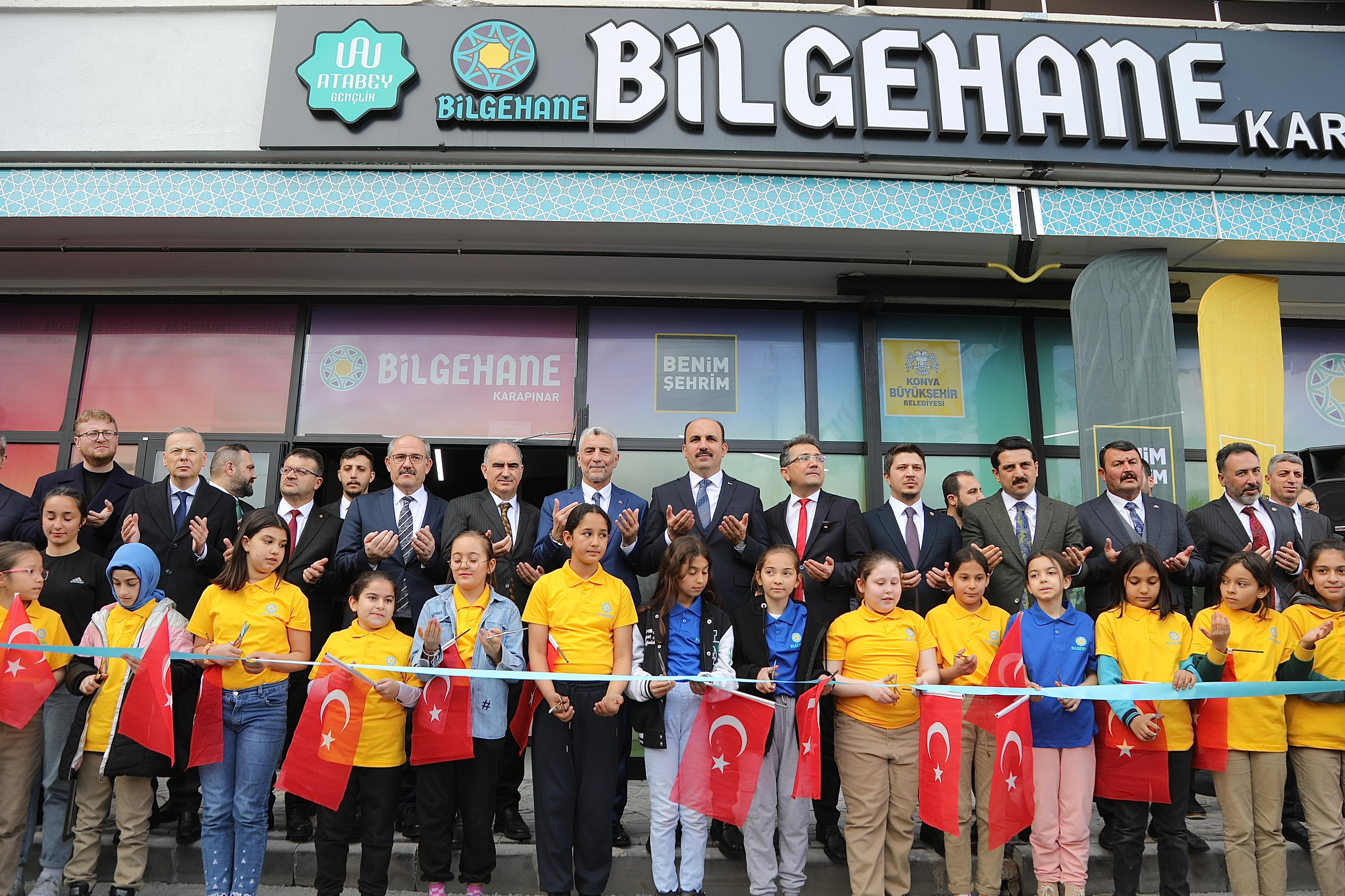 TİCARET BAKANI BOLAT KONYA BÜYÜKŞEHİR’İN KARAPINAR’A KAZANDIRDIĞI BİLGEHANE VE LİSE MEDENİYET AKADEMİSİ’NİN AÇILIŞINI YAPTI
