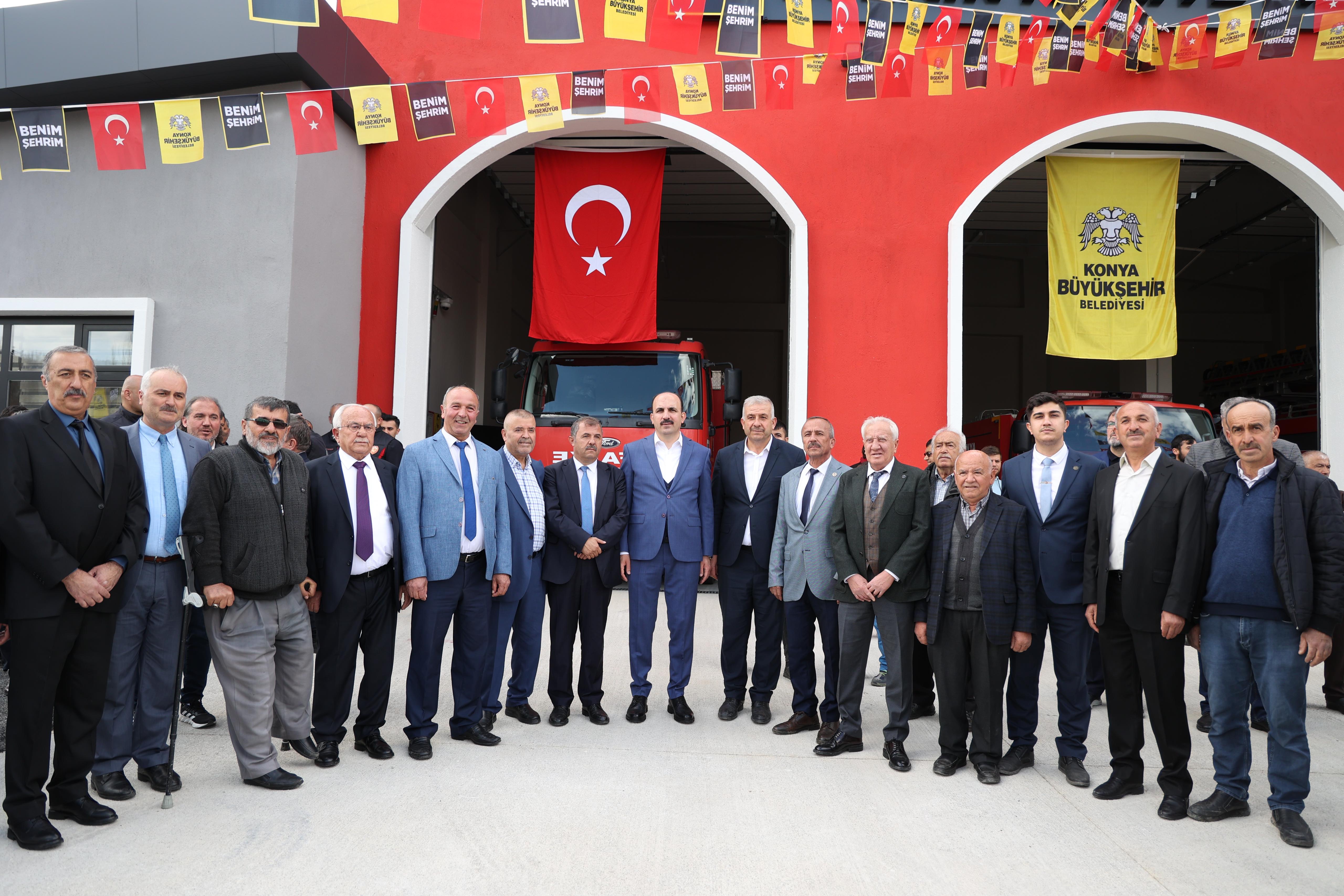 BAŞKAN ALTAY BOZKIR OTOGARI VE İTFAİYE MERKEZİ’Nİ AÇTI