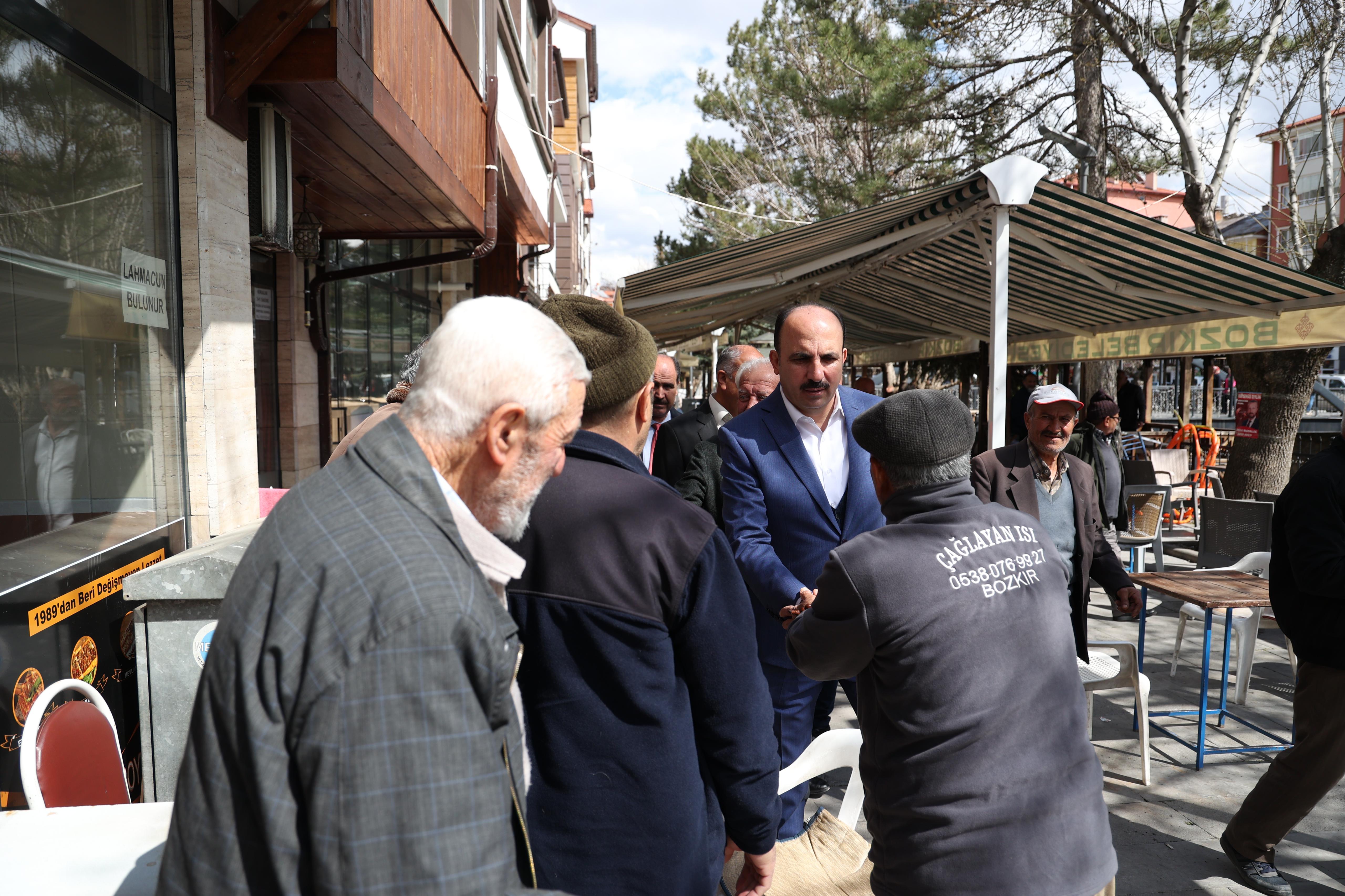 BAŞKAN ALTAY BOZKIR OTOGARI VE İTFAİYE MERKEZİ’Nİ AÇTI