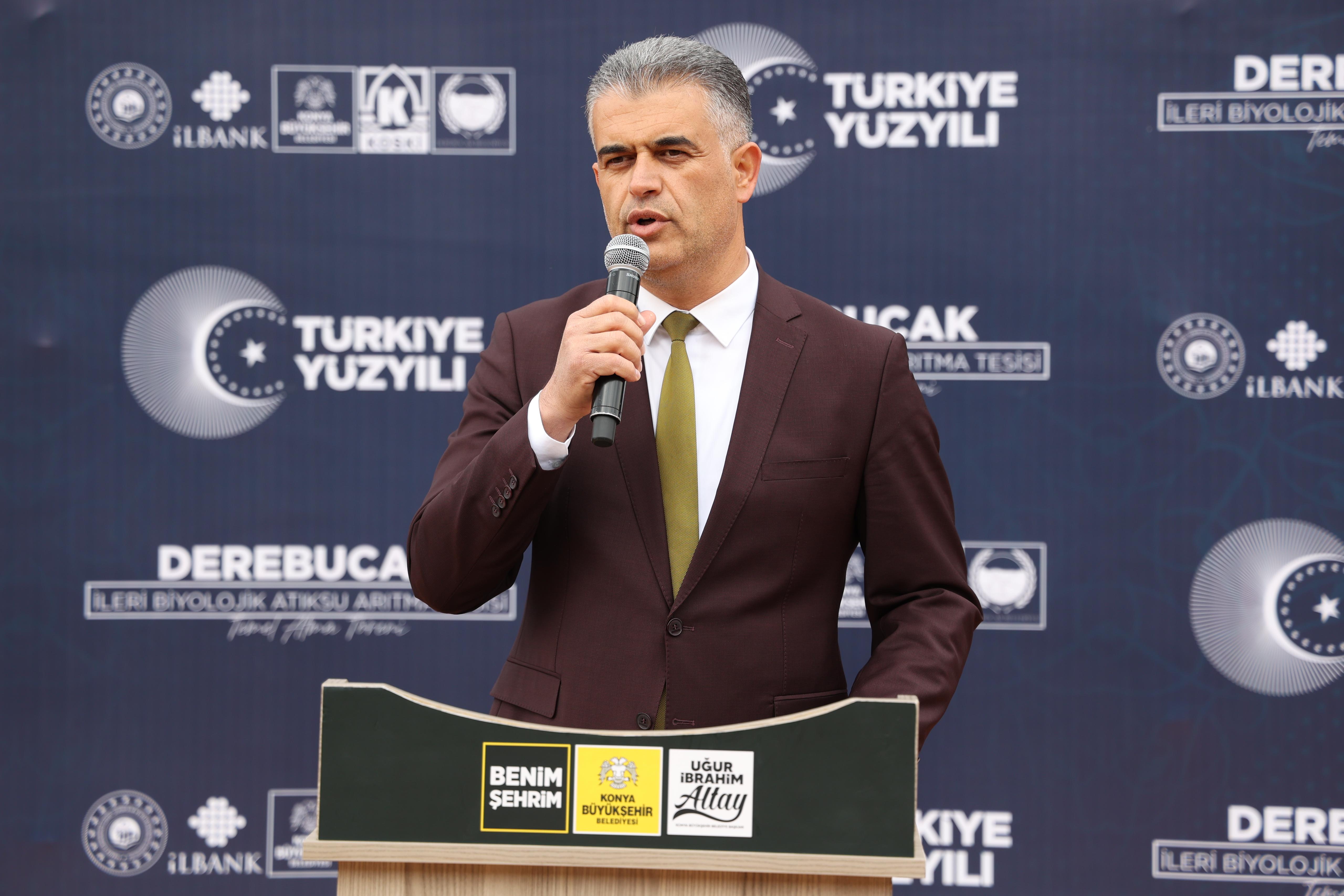 KONYA BÜYÜKŞEHİR DEREBUCAK’A ATIK SU ARITMA TESİSİ KAZANDIRIYOR