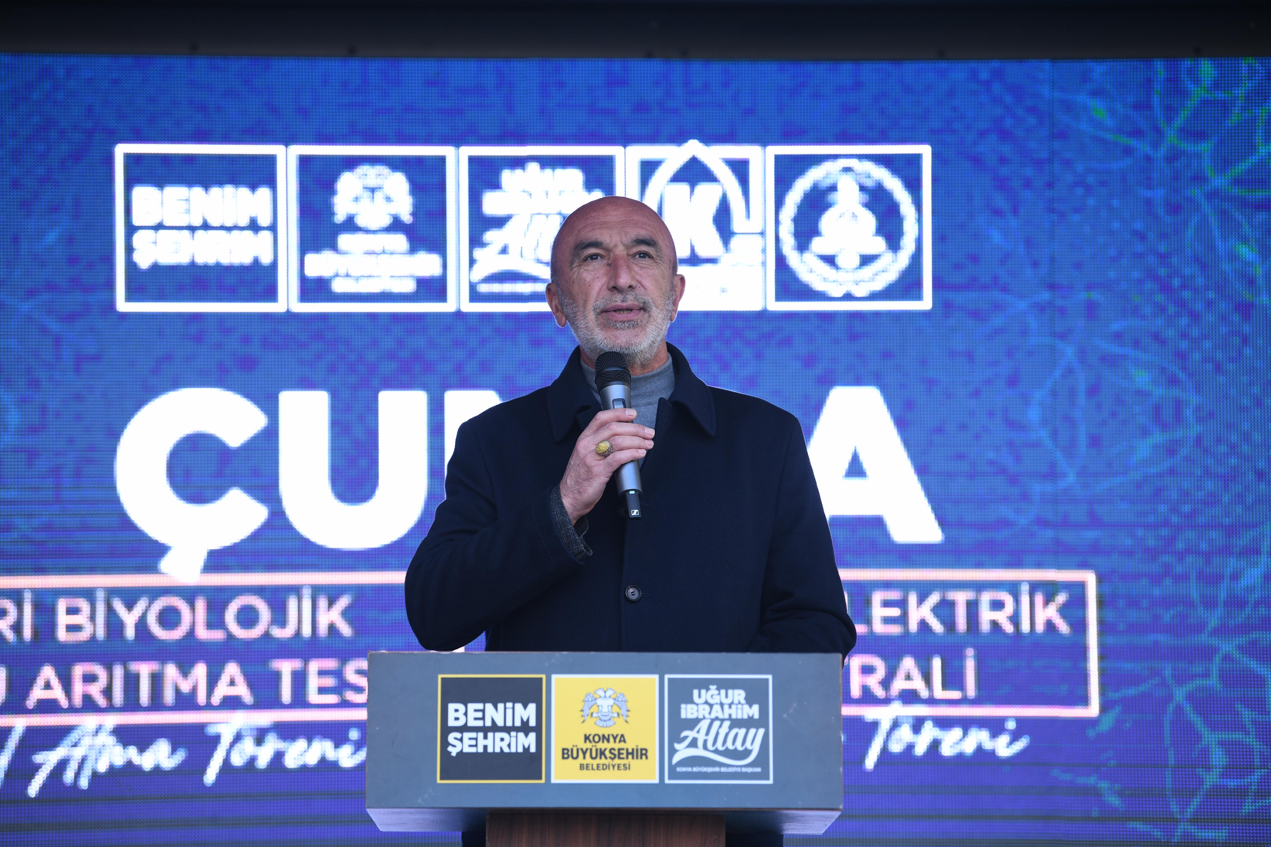 BAŞKAN ALTAY ÇUMRA’DA 502 MİLYON LİRA DEĞERİNDE İKİ BÜYÜK YATIRIMIN TEMELİNİ ATTI, AÇILIŞINI YAPTI