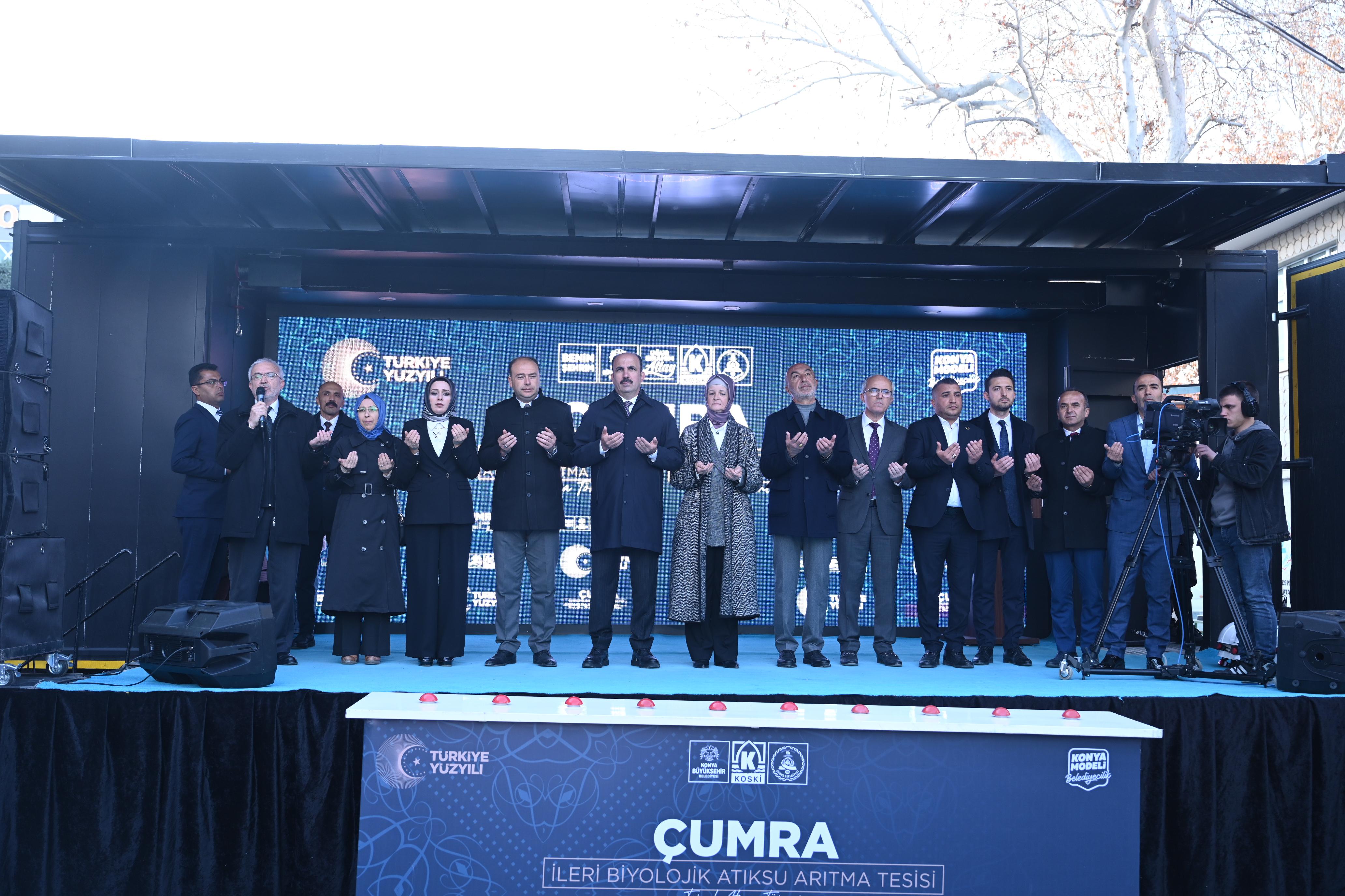 BAŞKAN ALTAY ÇUMRA’DA 502 MİLYON LİRA DEĞERİNDE İKİ BÜYÜK YATIRIMIN TEMELİNİ ATTI, AÇILIŞINI YAPTI