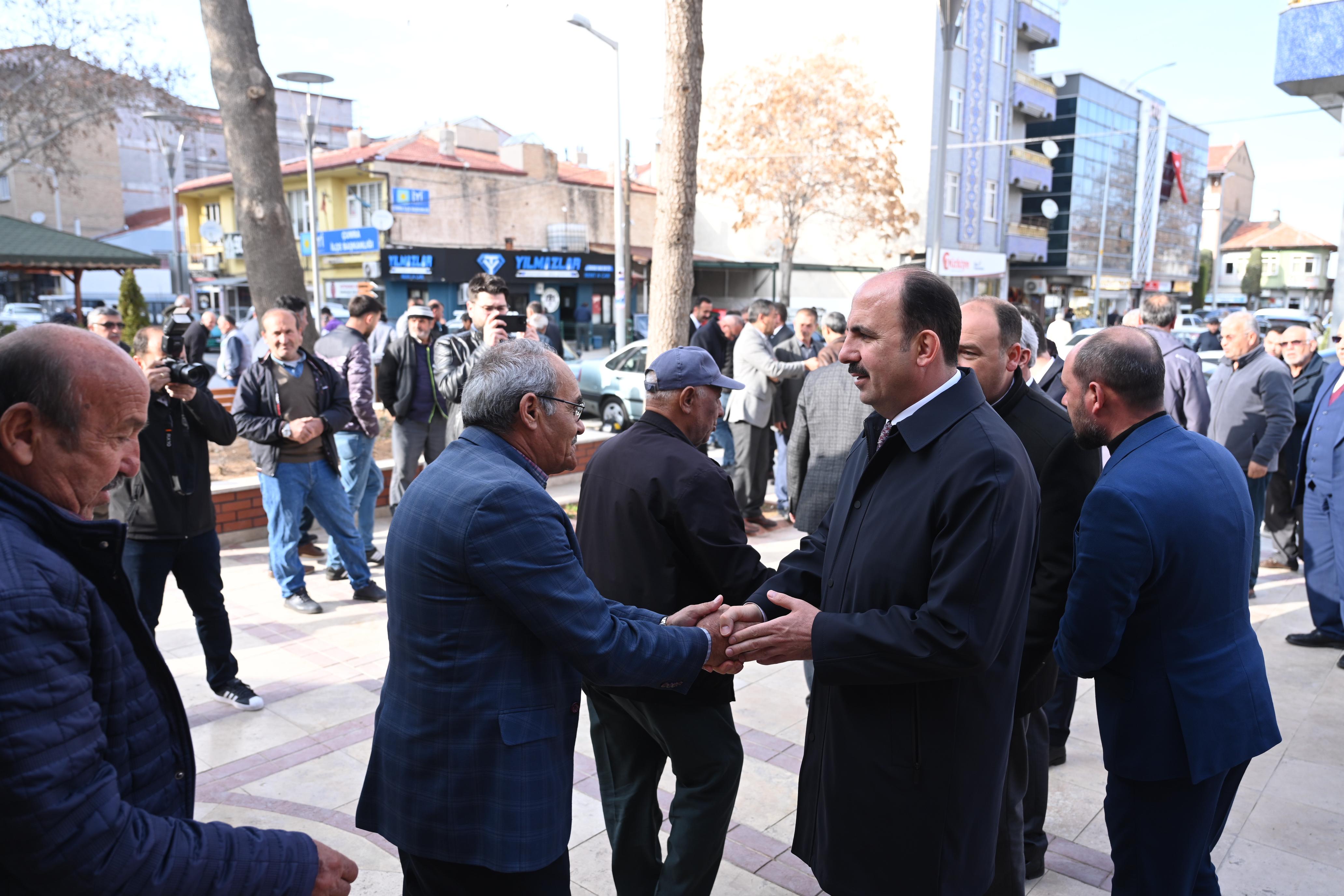 BAŞKAN ALTAY ÇUMRA’DA 502 MİLYON LİRA DEĞERİNDE İKİ BÜYÜK YATIRIMIN TEMELİNİ ATTI, AÇILIŞINI YAPTI