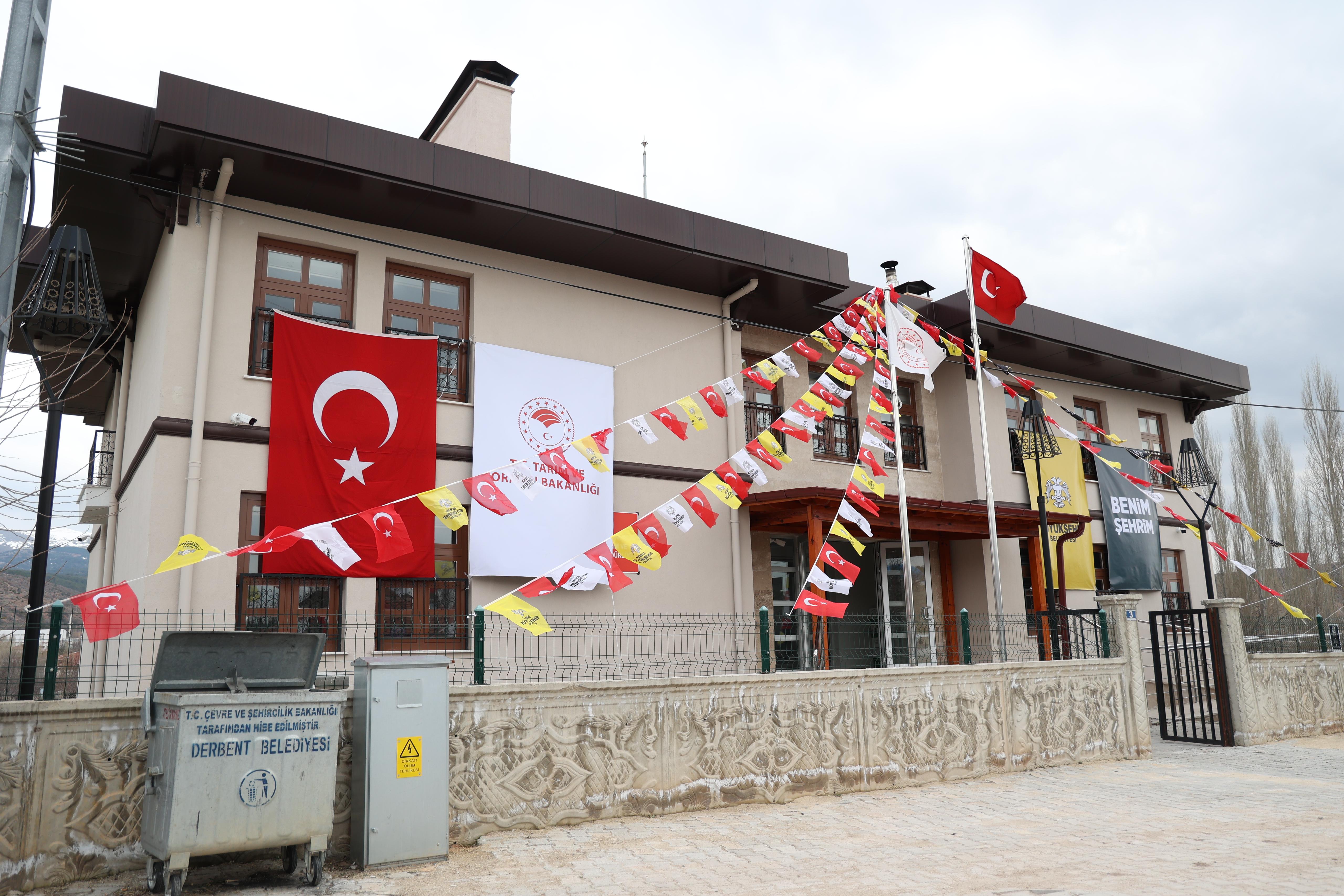 KONYA BÜYÜKŞEHİR’İN DERBENT’E KAZANDIRDIĞI İLÇE TARIM VE ORMAN MÜDÜRLÜĞÜ BİNASI AÇILDI