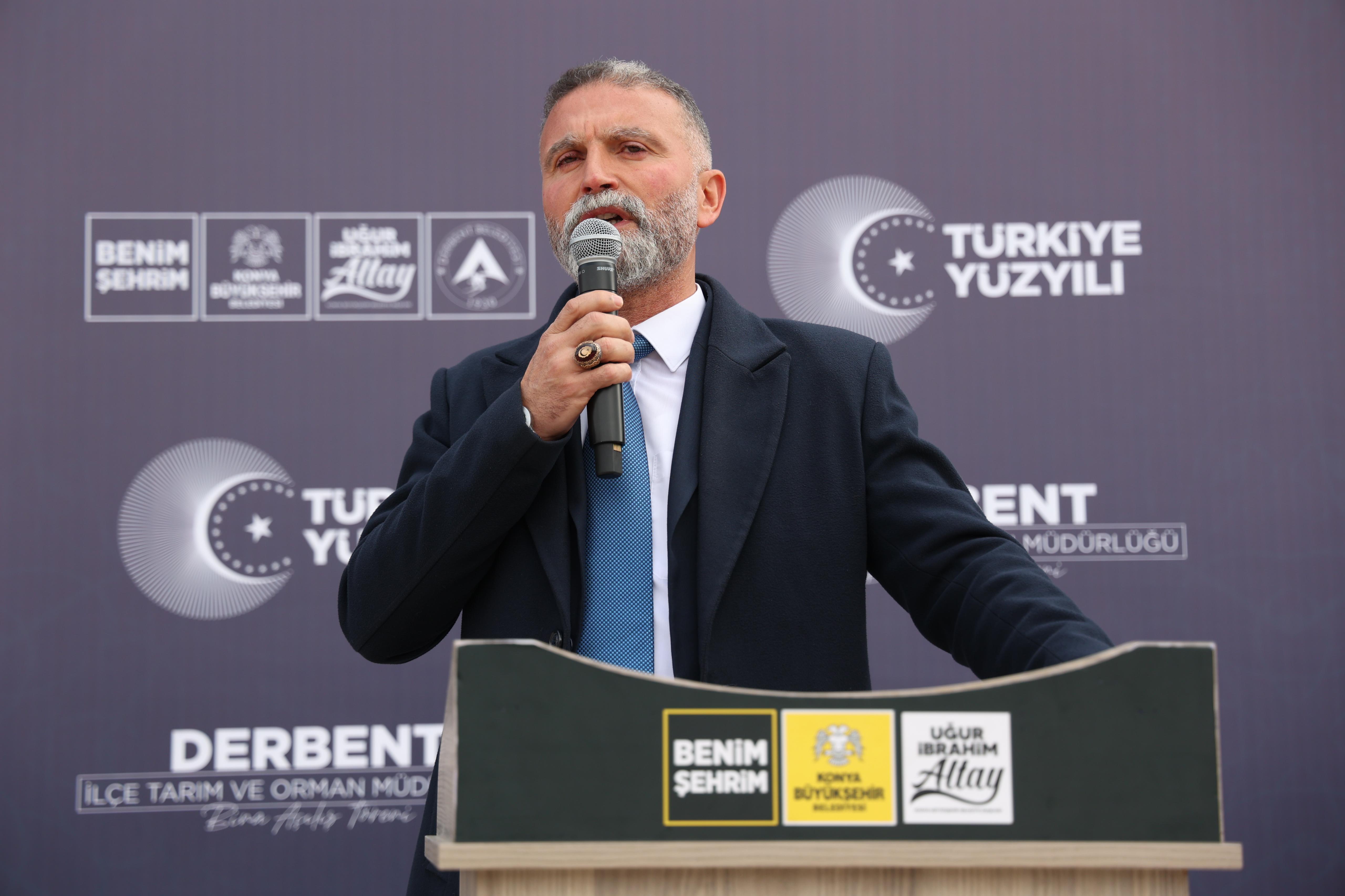 KONYA BÜYÜKŞEHİR’İN DERBENT’E KAZANDIRDIĞI İLÇE TARIM VE ORMAN MÜDÜRLÜĞÜ BİNASI AÇILDI