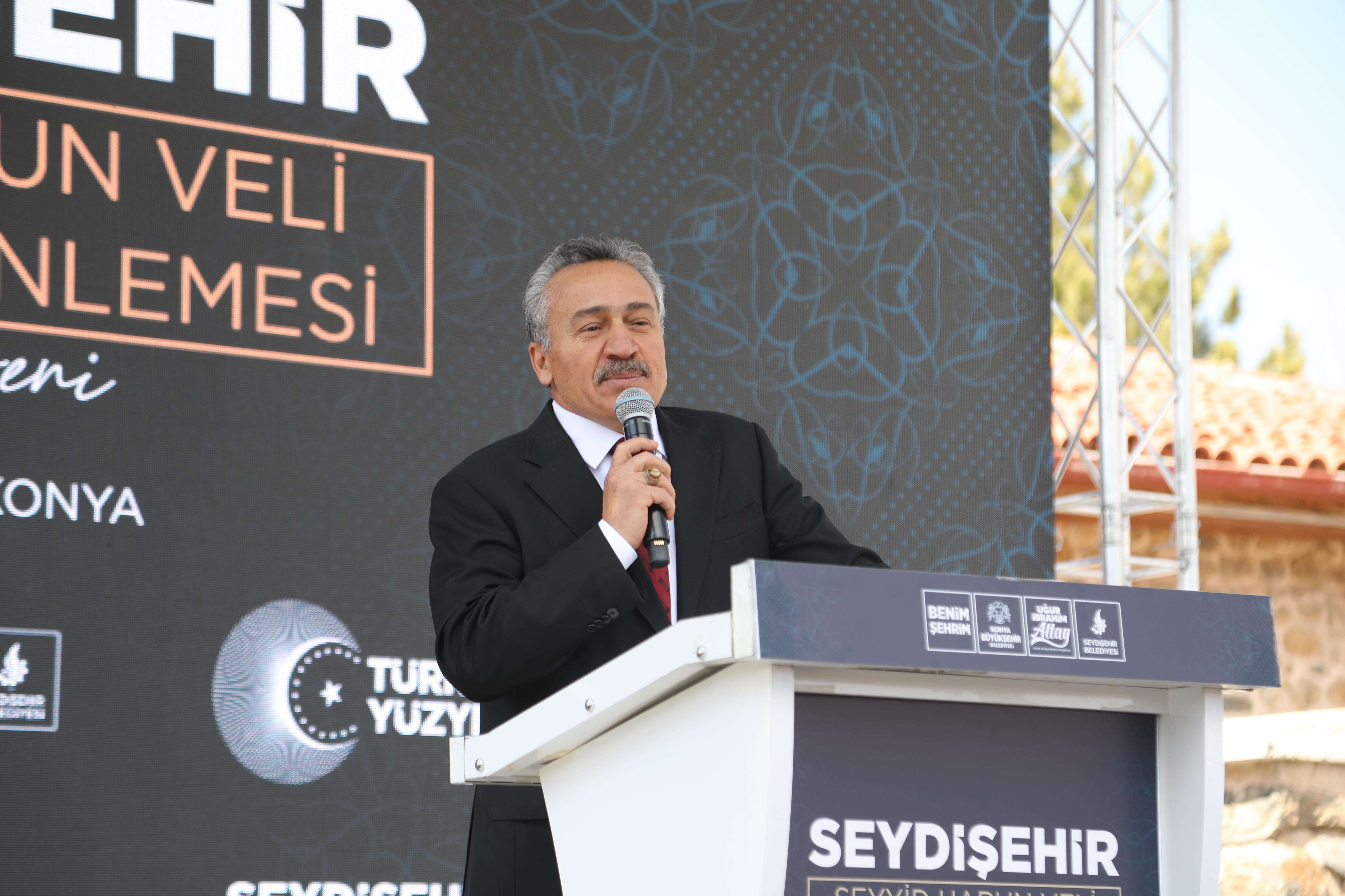 KONYA BÜYÜKŞEHİR’İN SEYDİŞEHİR’E KAZANDIRDIĞI SEYYİD HARUN VELİ ÇEVRE DÜZENLEMESİ’NİN İKİNCİ ETABI AÇILDI