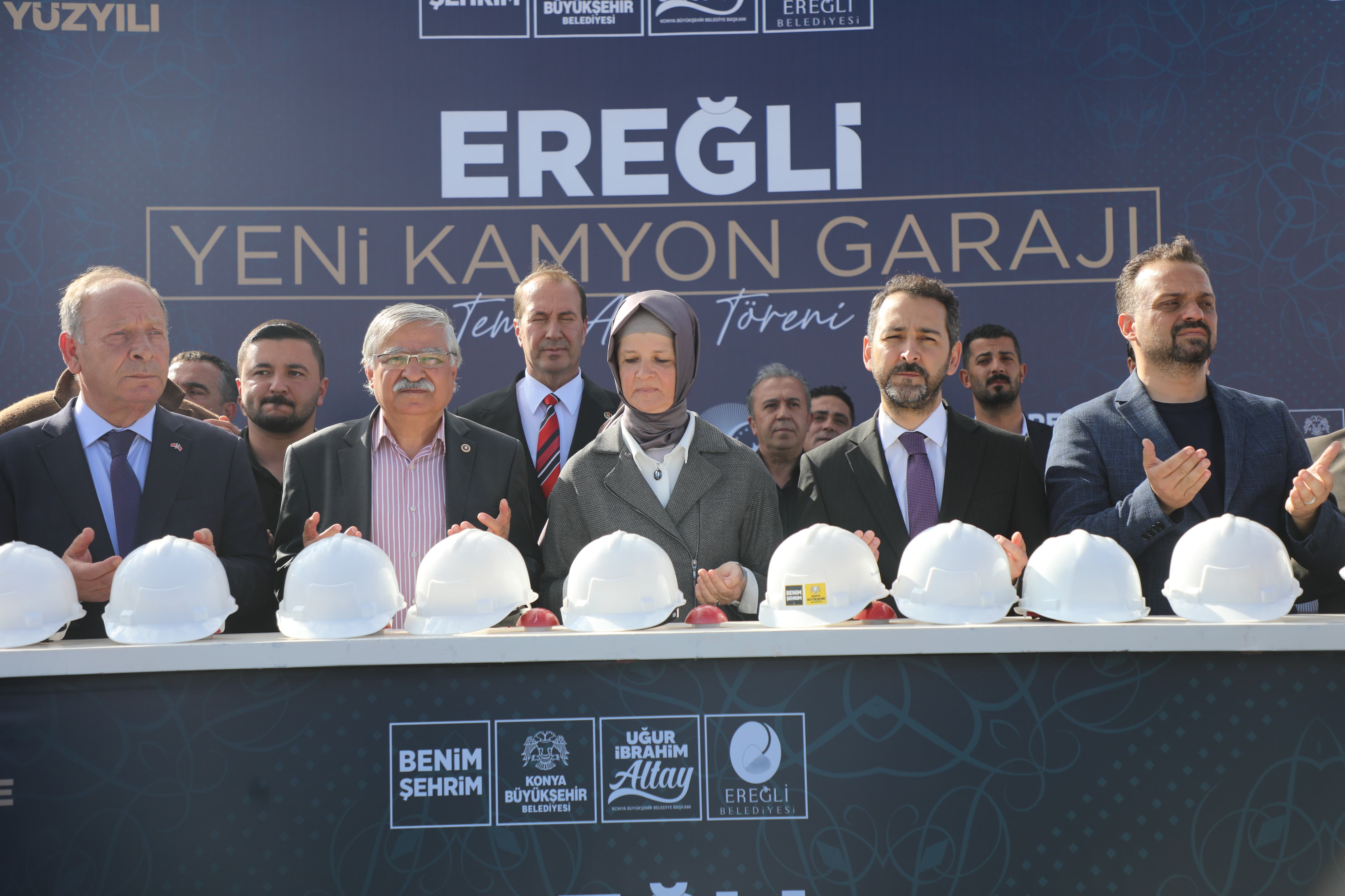 KONYA BÜYÜKŞEHİR EREĞLİ’YE KAMYON GARAJI KAZANDIRIYOR