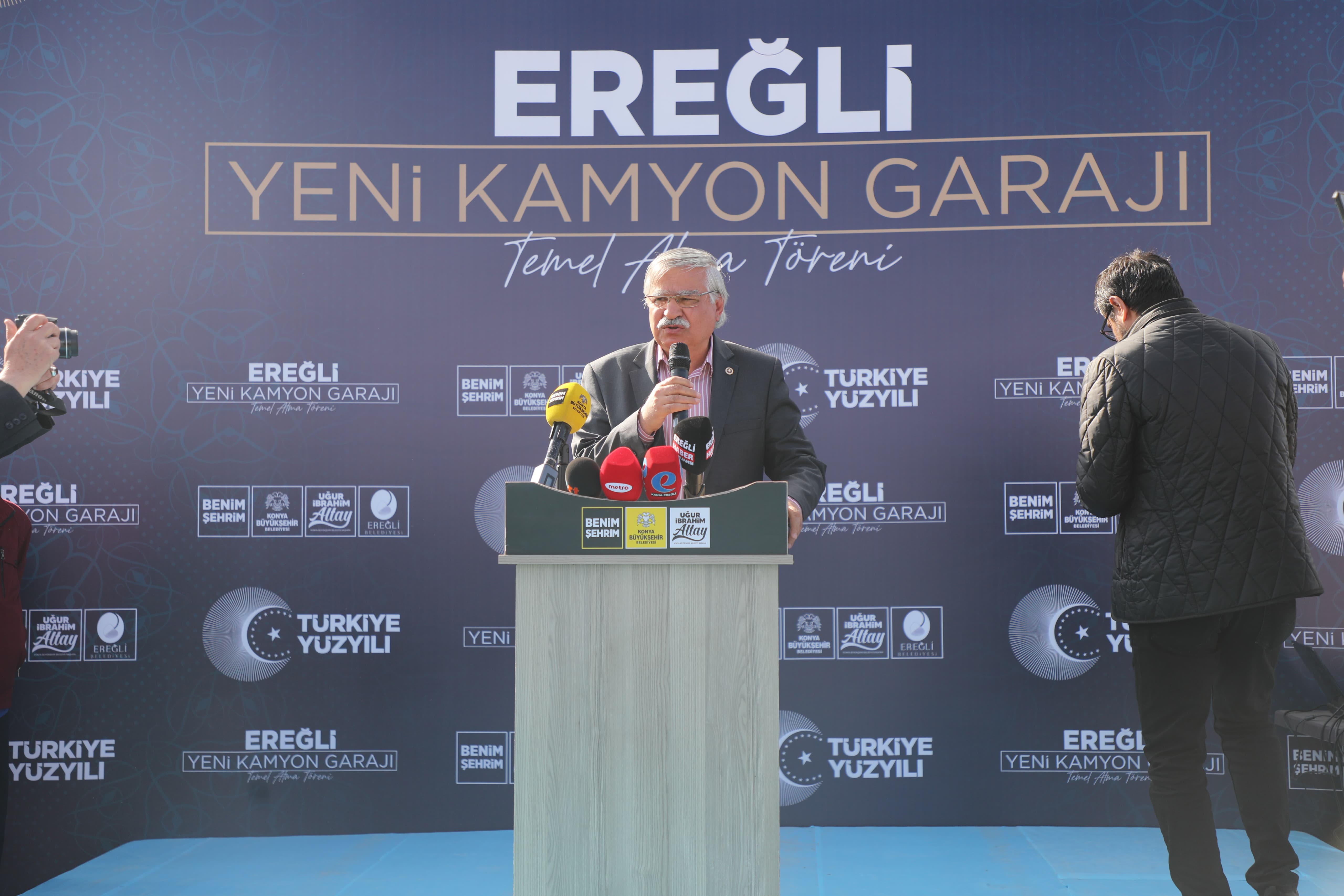 KONYA BÜYÜKŞEHİR EREĞLİ’YE KAMYON GARAJI KAZANDIRIYOR