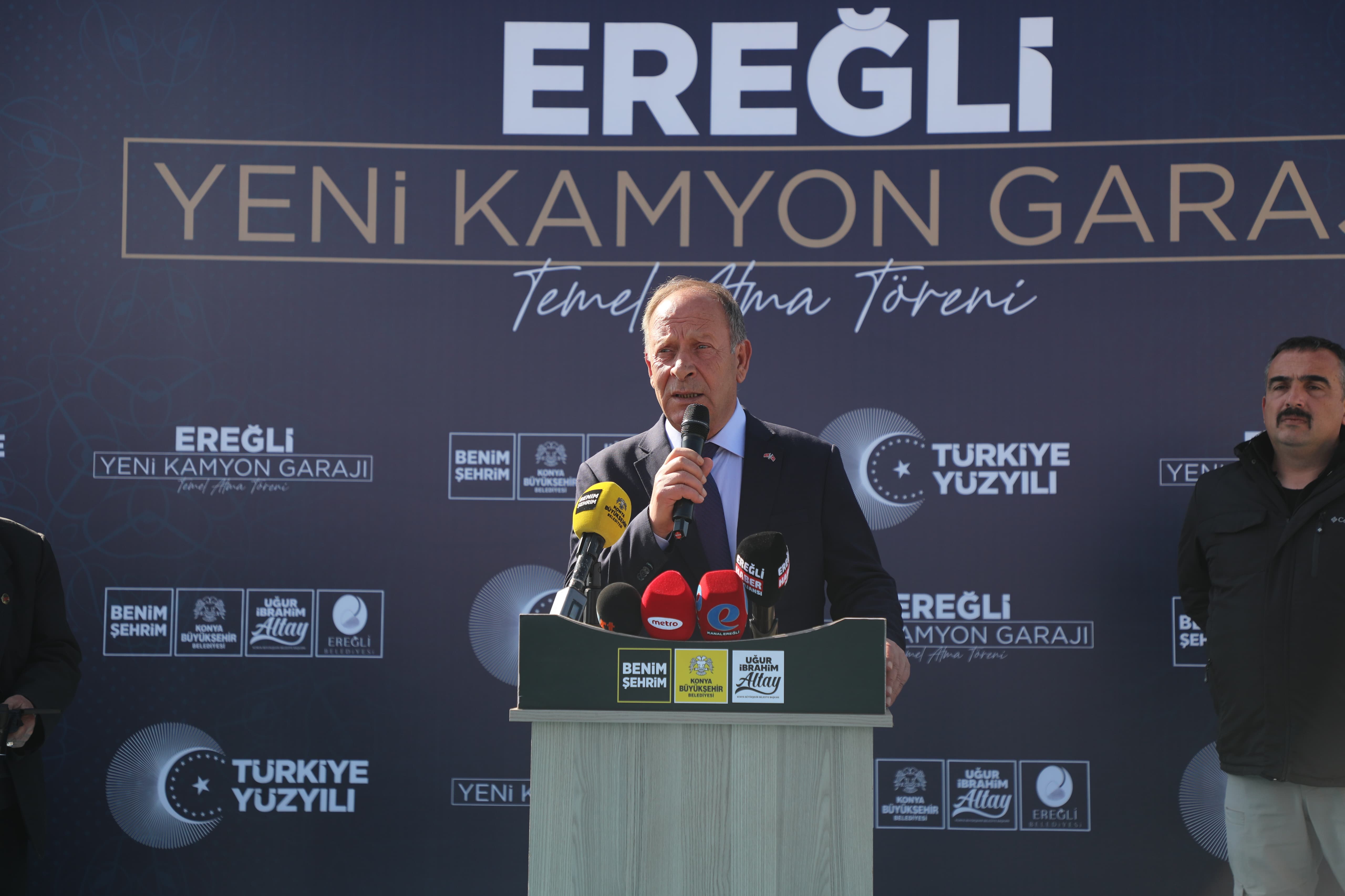 KONYA BÜYÜKŞEHİR EREĞLİ’YE KAMYON GARAJI KAZANDIRIYOR