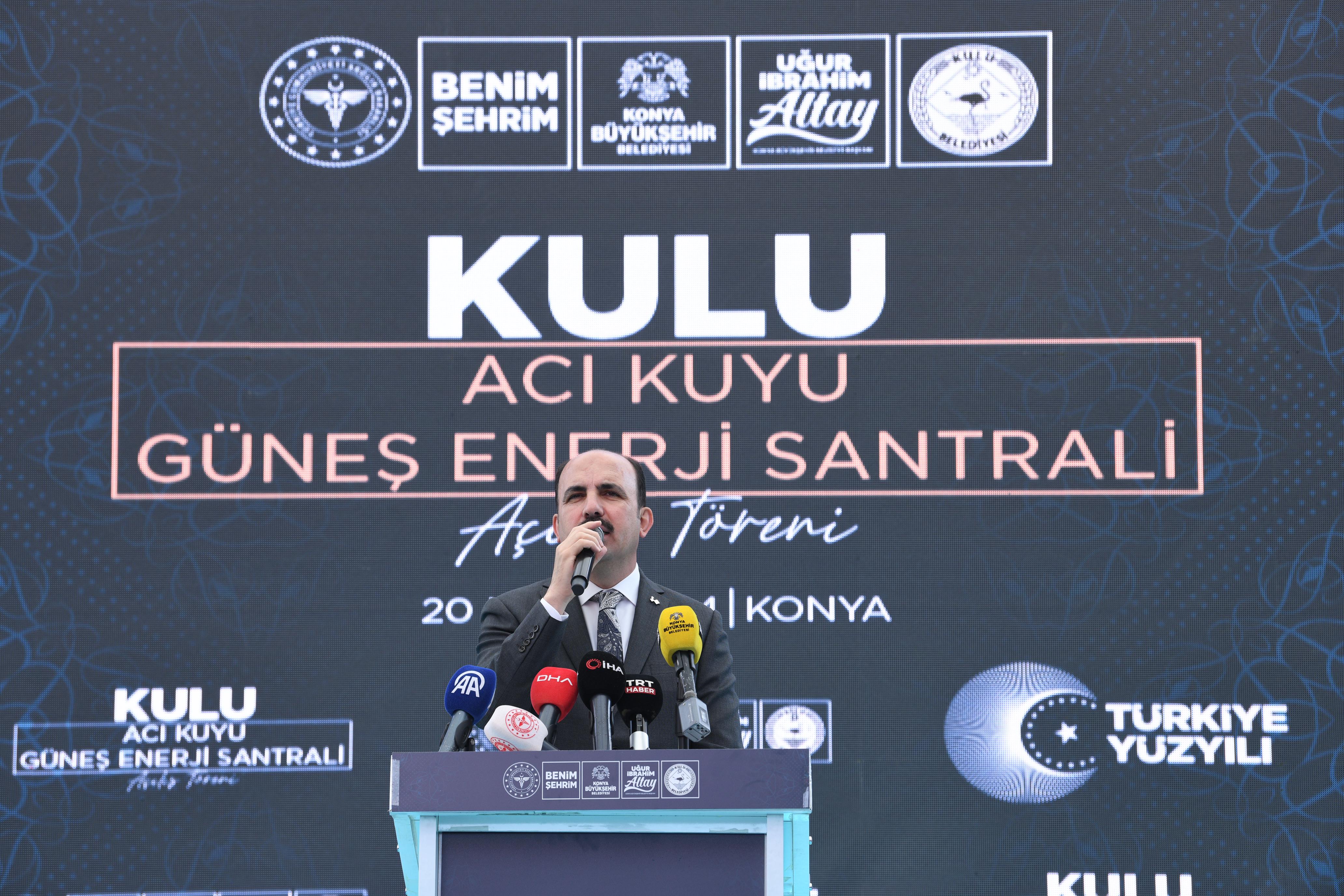 KONYA BÜYÜKŞEHİR’İN KULU’YA KAZANDIRDIĞI GES’İN AÇILIŞINI SAĞLIK BAKANI KOCA YAPTI