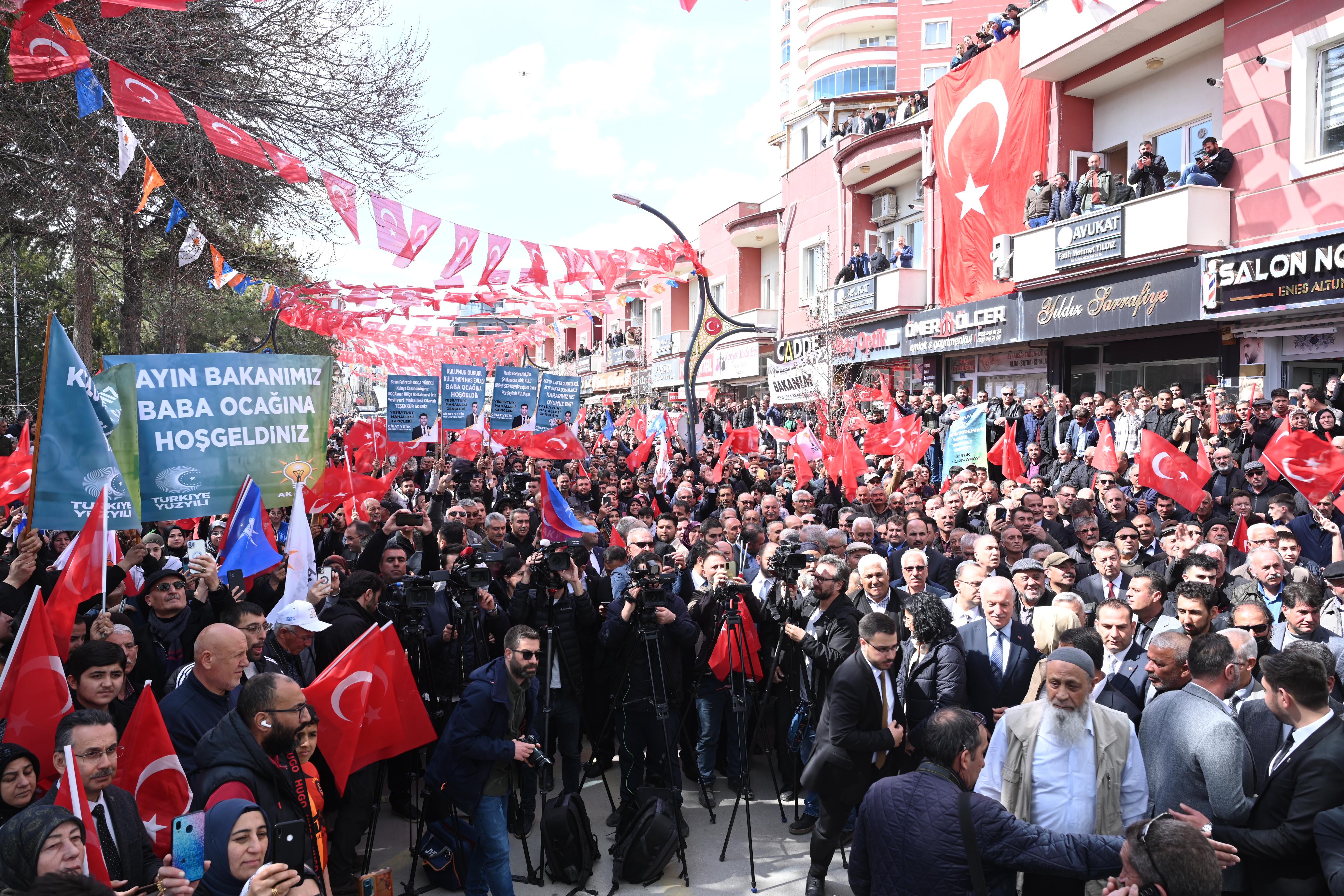 KONYA BÜYÜKŞEHİR’İN KULU’YA KAZANDIRDIĞI GES’İN AÇILIŞINI SAĞLIK BAKANI KOCA YAPTI