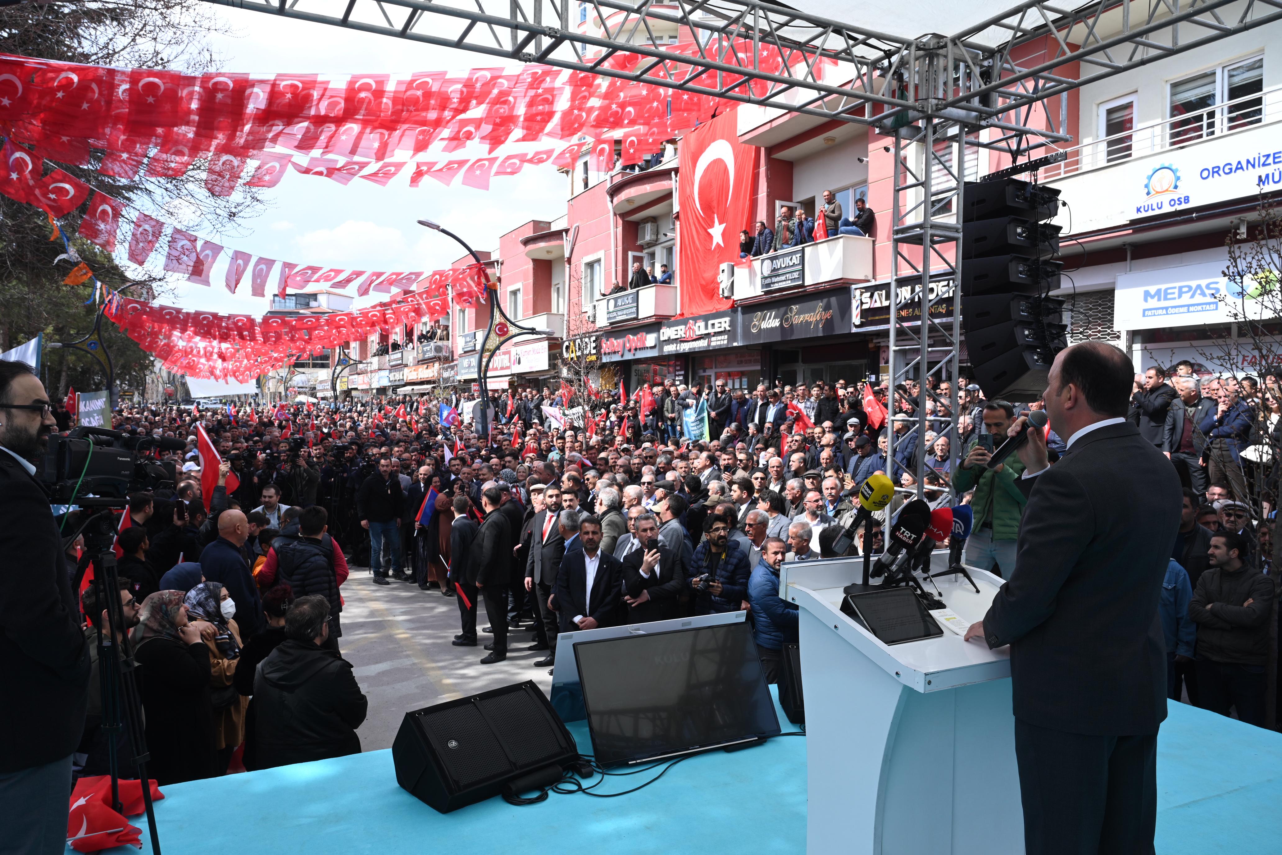 KONYA BÜYÜKŞEHİR’İN KULU’YA KAZANDIRDIĞI GES’İN AÇILIŞINI SAĞLIK BAKANI KOCA YAPTI