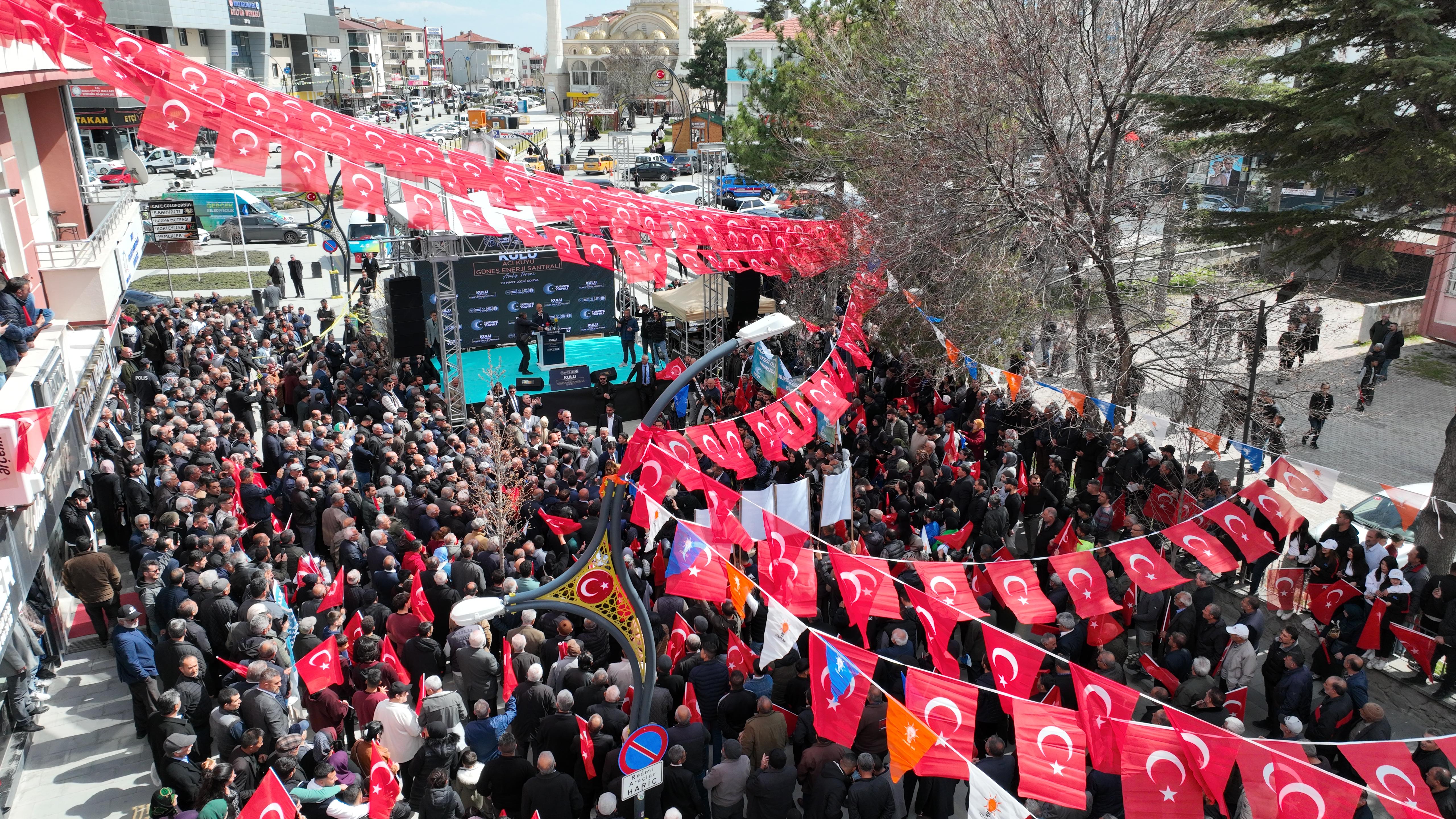 KONYA BÜYÜKŞEHİR’İN KULU’YA KAZANDIRDIĞI GES’İN AÇILIŞINI SAĞLIK BAKANI KOCA YAPTI