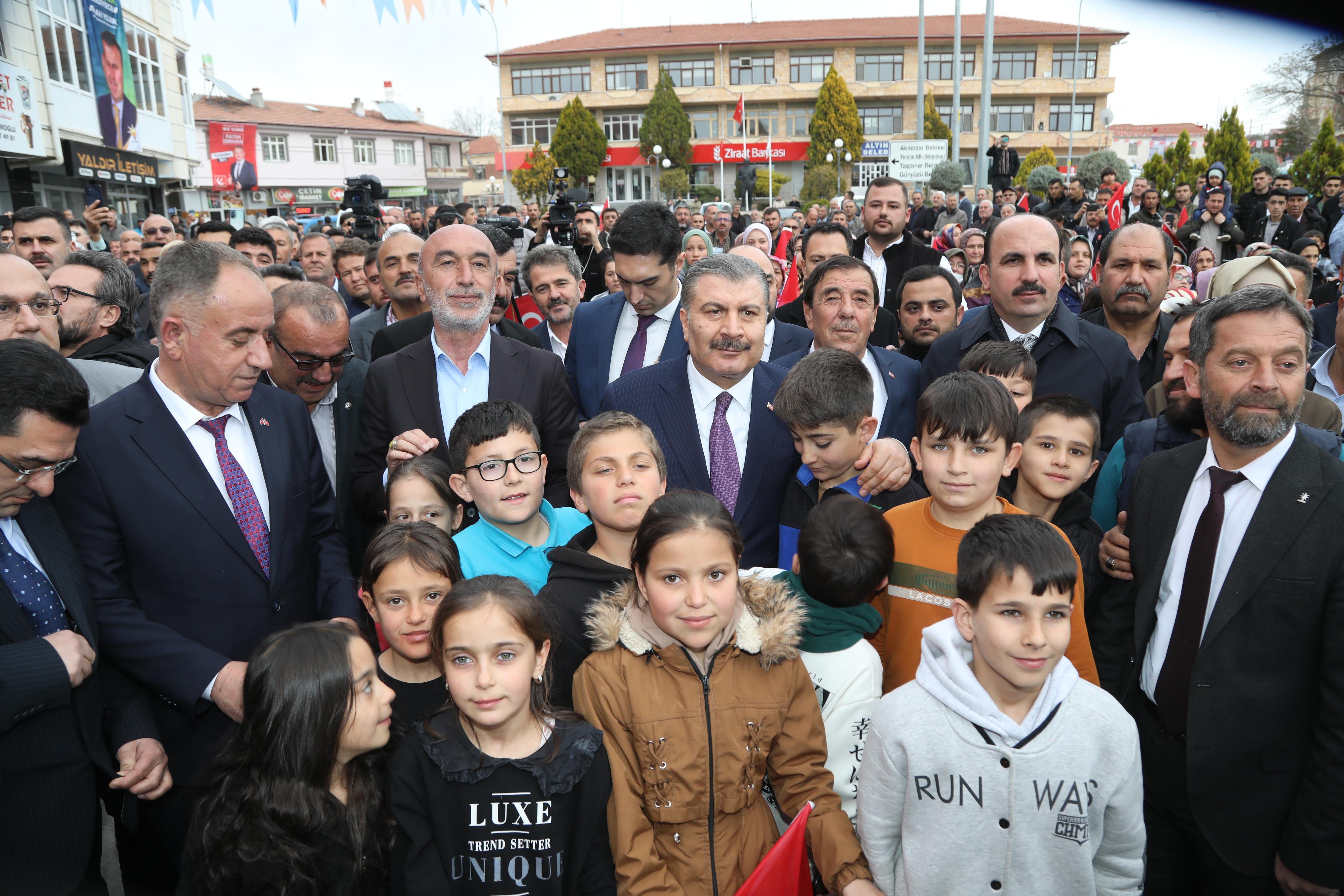 ALTINEKİN ŞEHİR KONAĞI’NIN TEMELİ BAKAN KOCA’NIN KATILIMIYLA ATILDI
