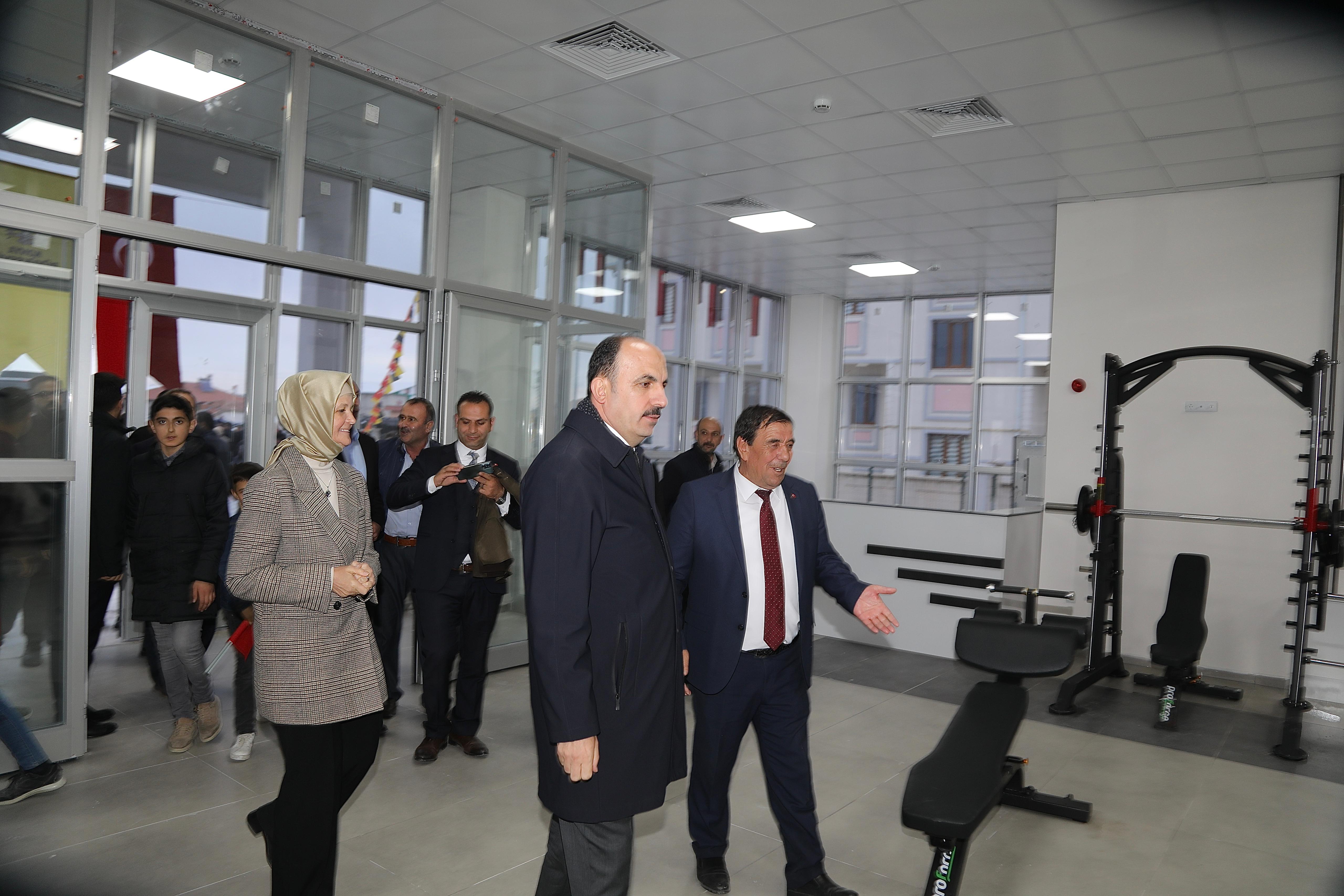 ALTINEKİN ŞEHİR KONAĞI’NIN TEMELİ BAKAN KOCA’NIN KATILIMIYLA ATILDI