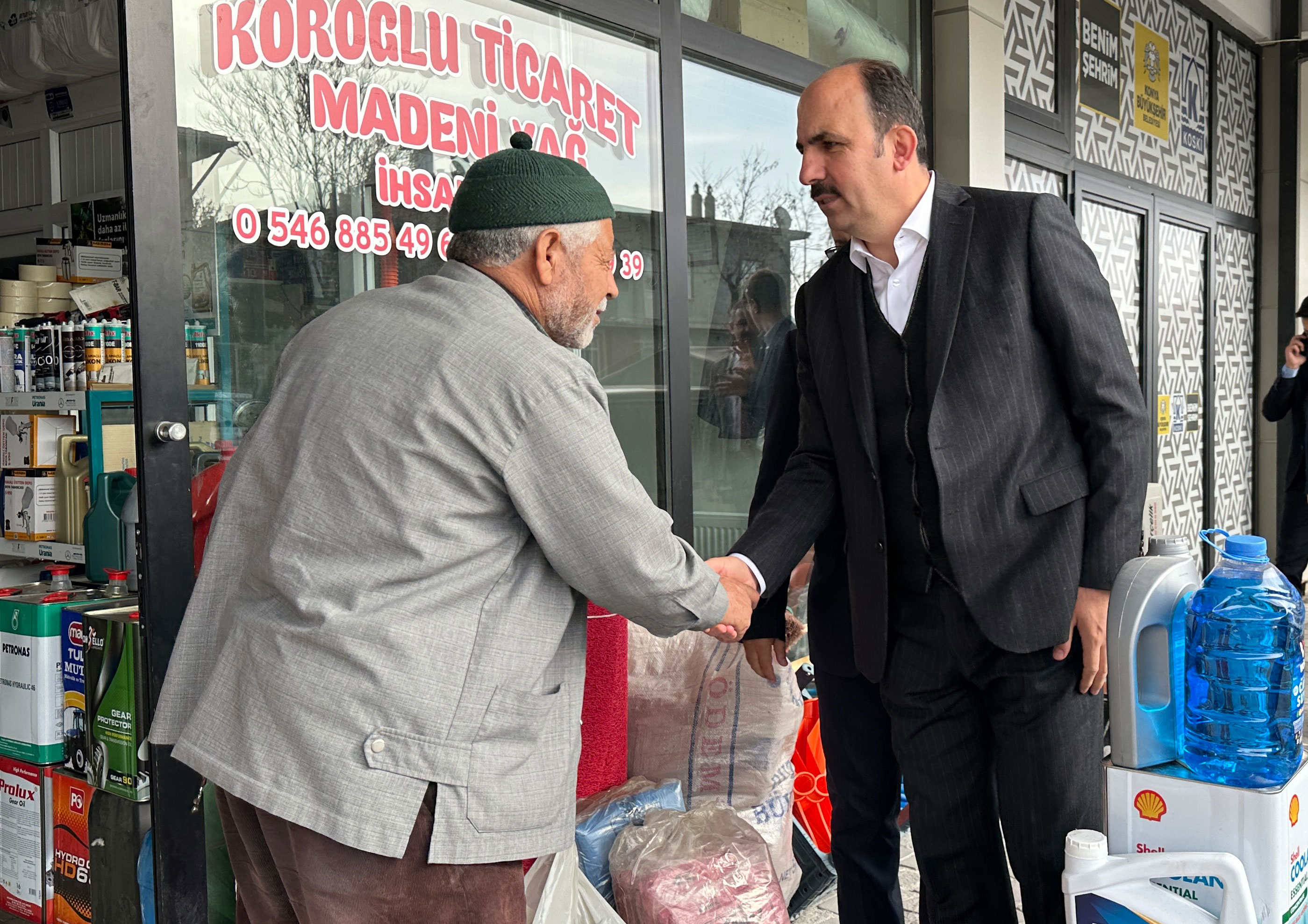 BAŞKAN ALTAY KARAPINAR VE EREĞLİ’DE VATANDAŞLARLA BULUŞTU