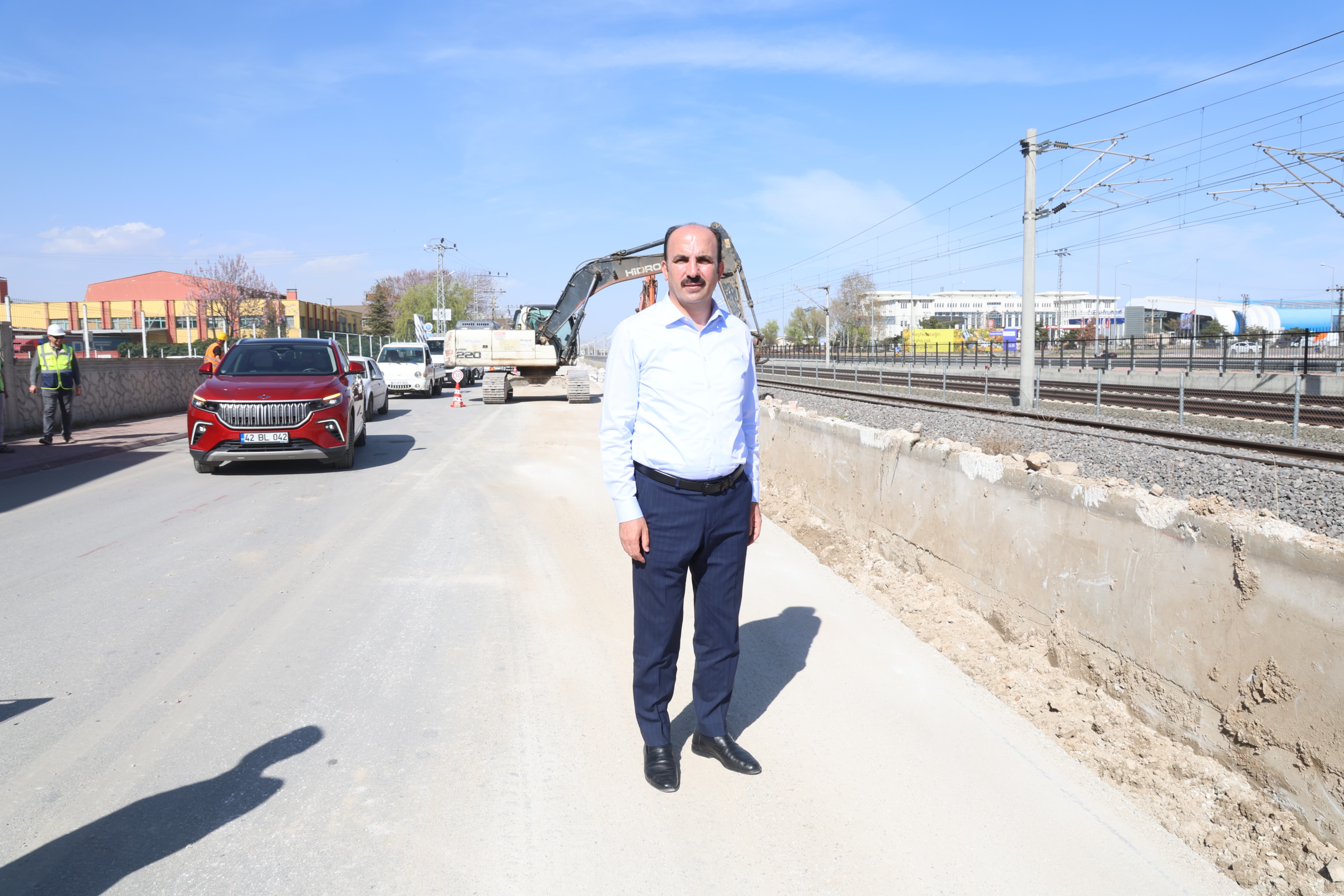 BAŞKAN ALTAY: “KONYARAY, TOPLU ULAŞIMIN ANA OMURGALARINDAN BİRİSİ OLACAK”