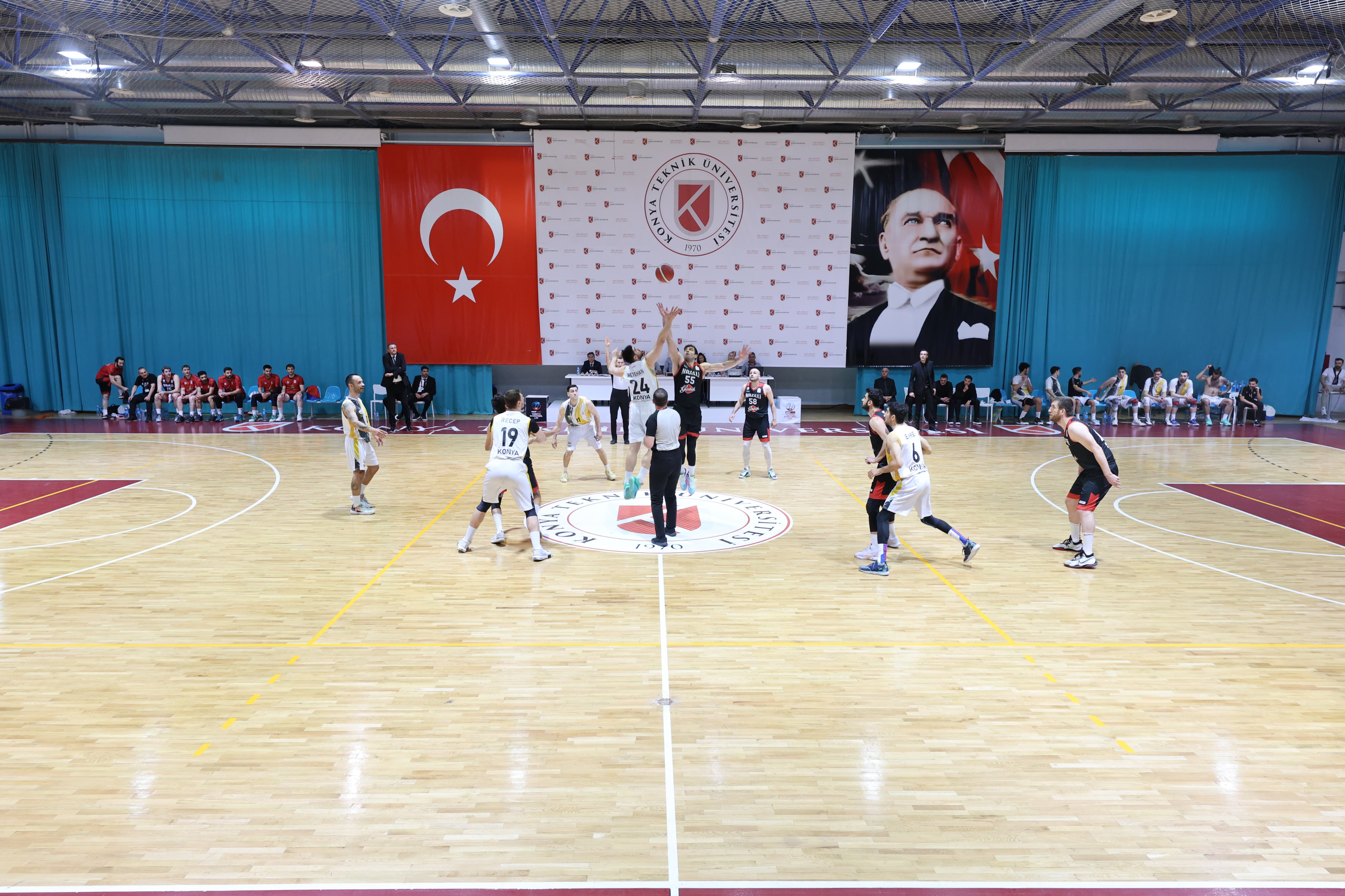 BÜYÜKŞEHİR BELEDİYESPOR BASKETBOL TAKIMI ADIM ADIM FİNALE YÜRÜYOR