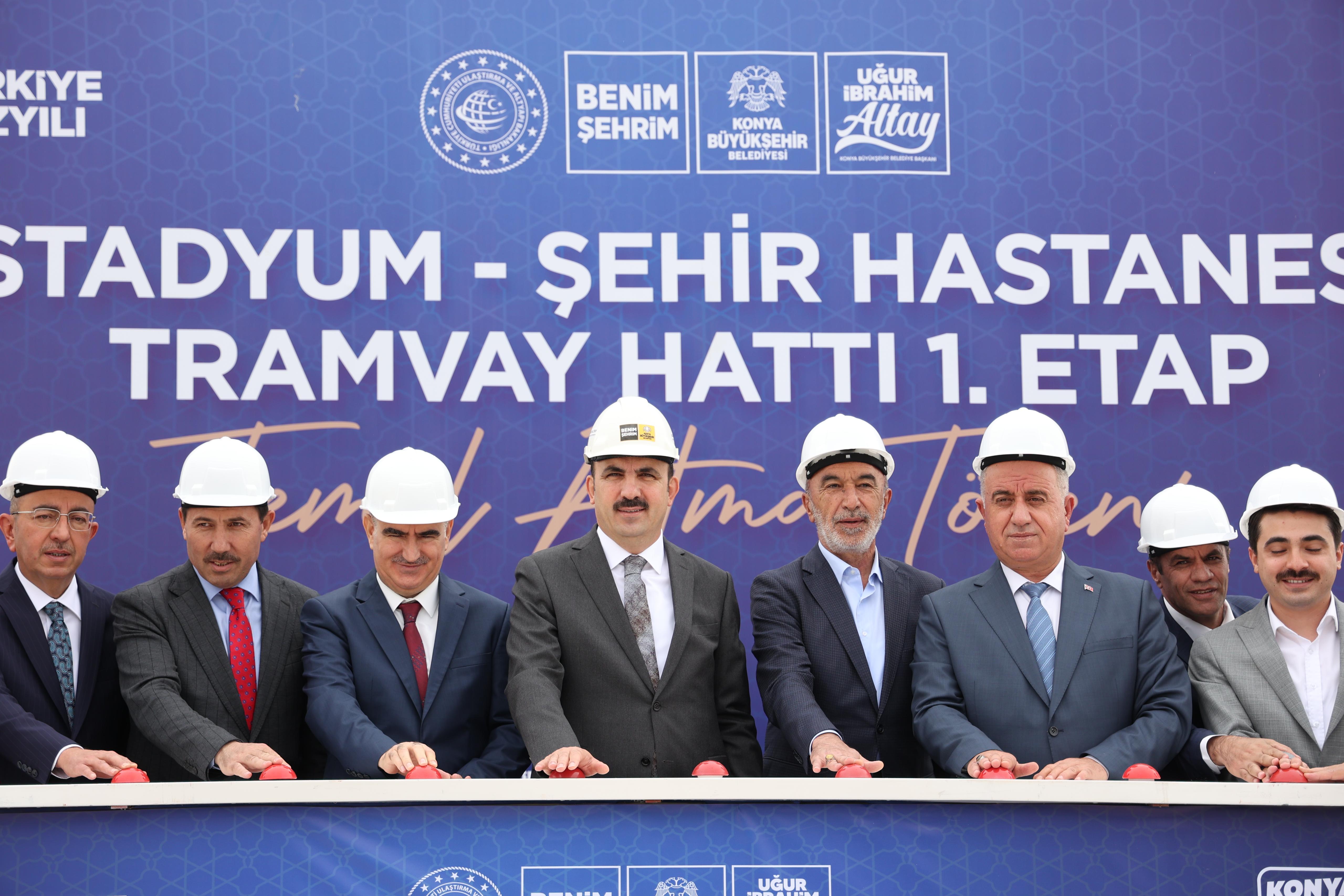 BAŞKAN ALTAY: “KONYA RAYLI SİSTEMİ İÇİN TARİHİ BAŞLANGIÇ YAPIYORUZ”