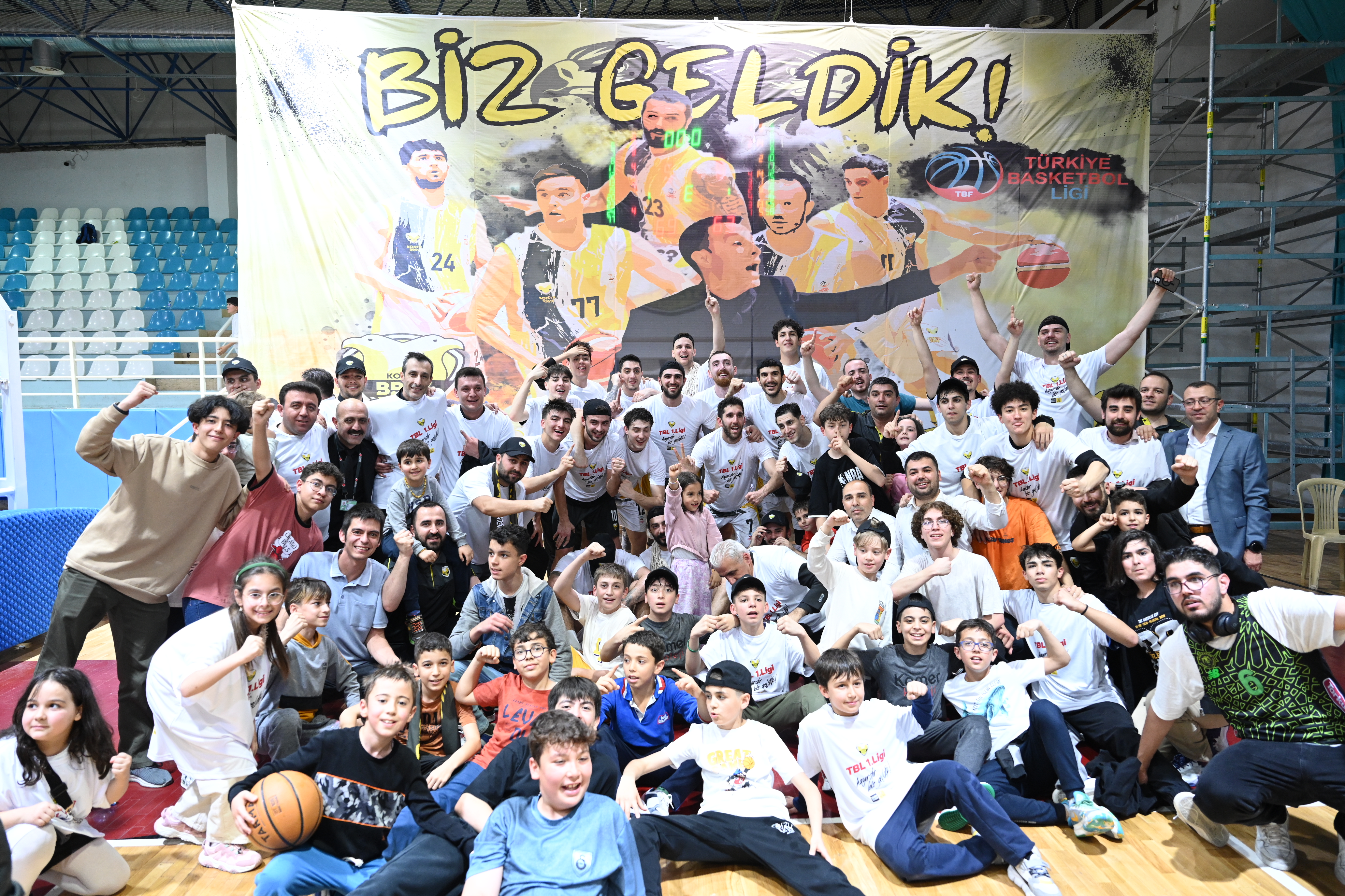 KONYA BÜYÜKŞEHİR BELEDİYESPOR TÜRKİYE BASKETBOL LİGİ’NE YÜKSELDİ