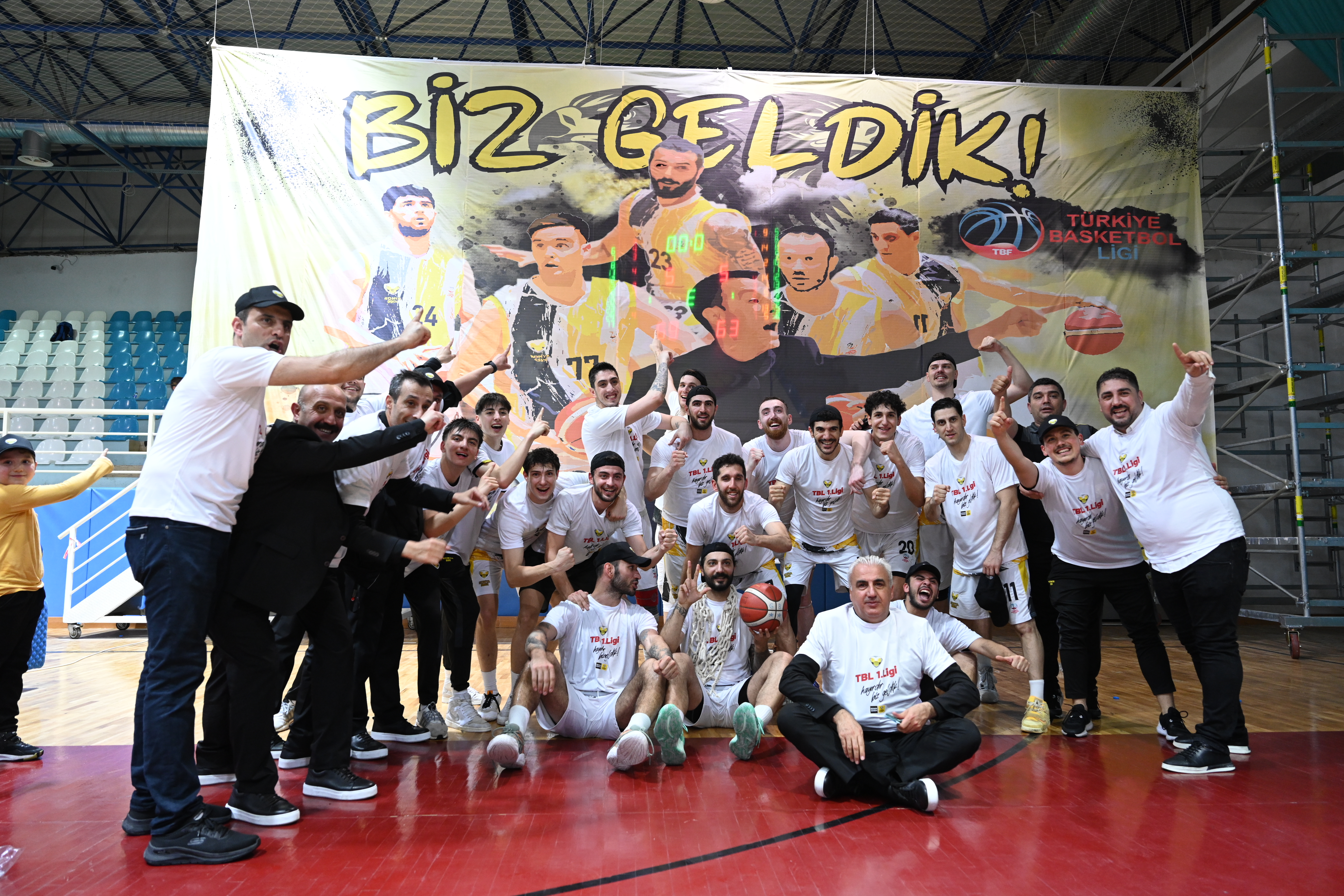 KONYA BÜYÜKŞEHİR BELEDİYESPOR TÜRKİYE BASKETBOL LİGİ’NE YÜKSELDİ