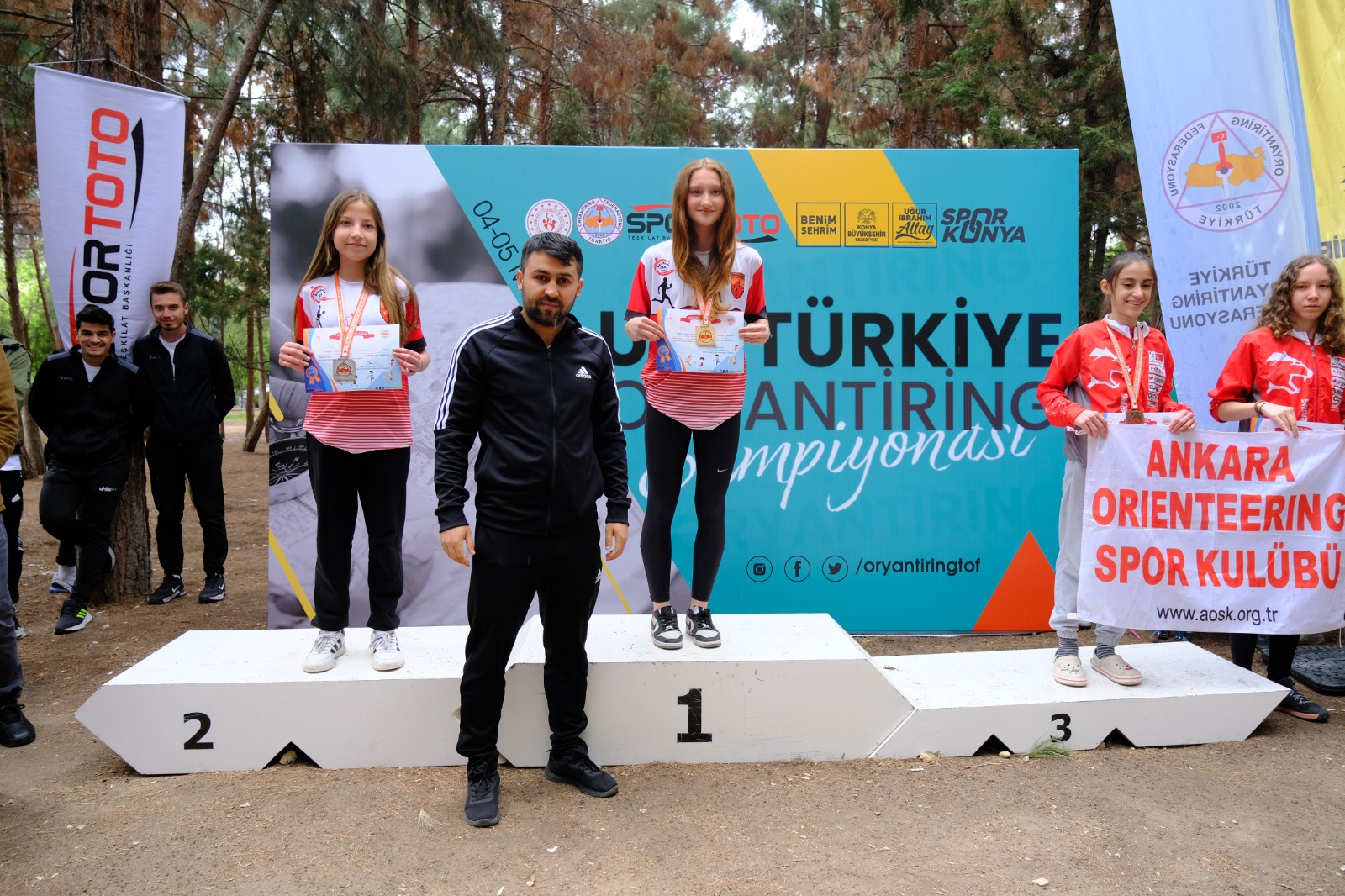 U14 TÜRKİYE ORYANTİRİNG ŞAMPİYONASI KONYA’DA YAPILDI