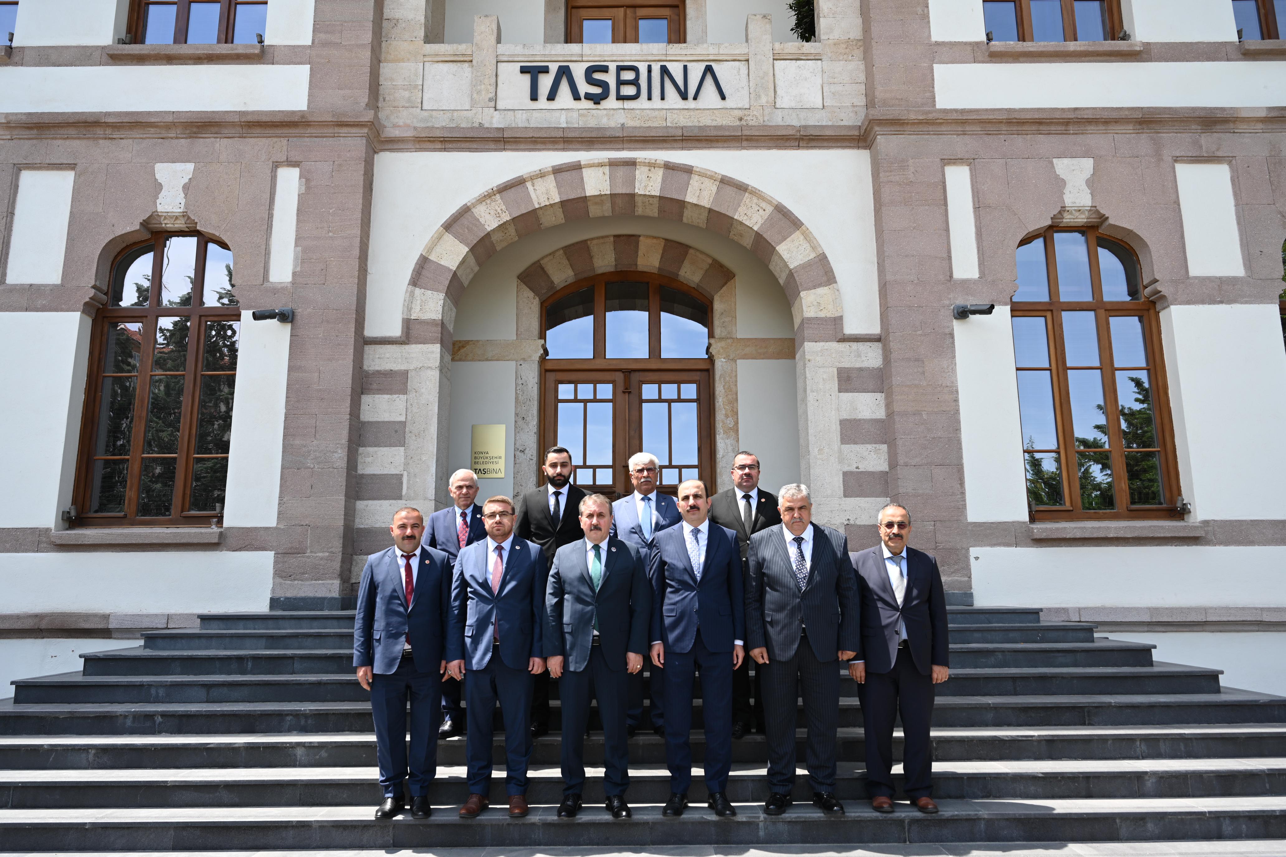BBP GENEL BAŞKANI DESTİCİ BAŞKAN ALTAY’I ZİYARET ETTİ