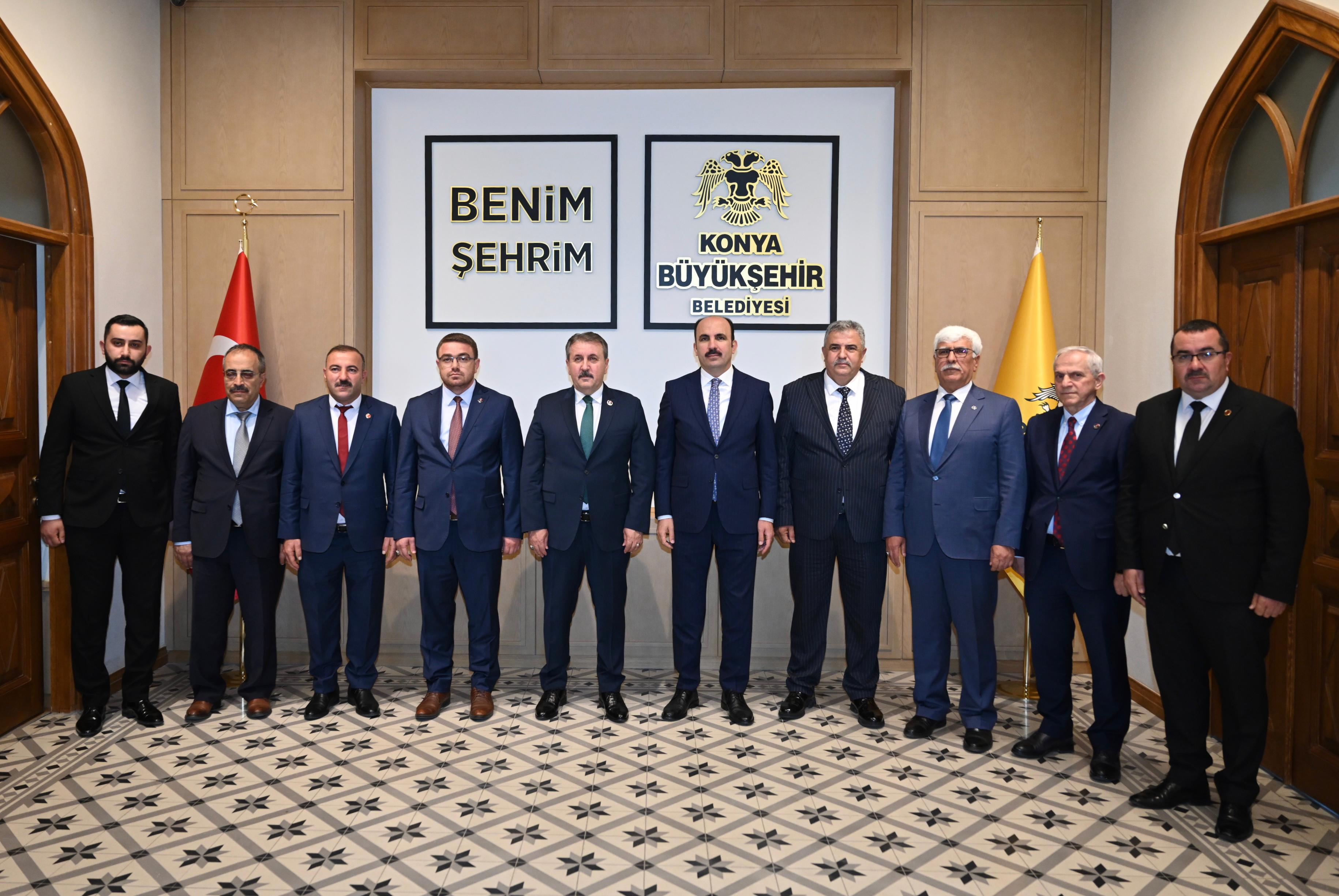 BBP GENEL BAŞKANI DESTİCİ BAŞKAN ALTAY’I ZİYARET ETTİ