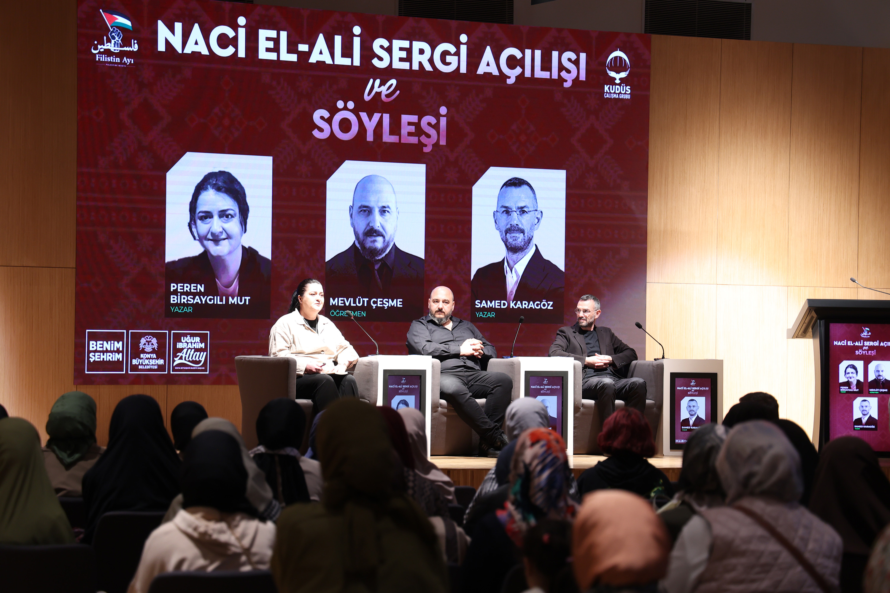 FİLİSTİNLİ KARİKATÜRİST NACİ EL-ALİ’NİN “HANZALA” TEMALI SERGİSİ KONYALILARLA BULUŞUYOR