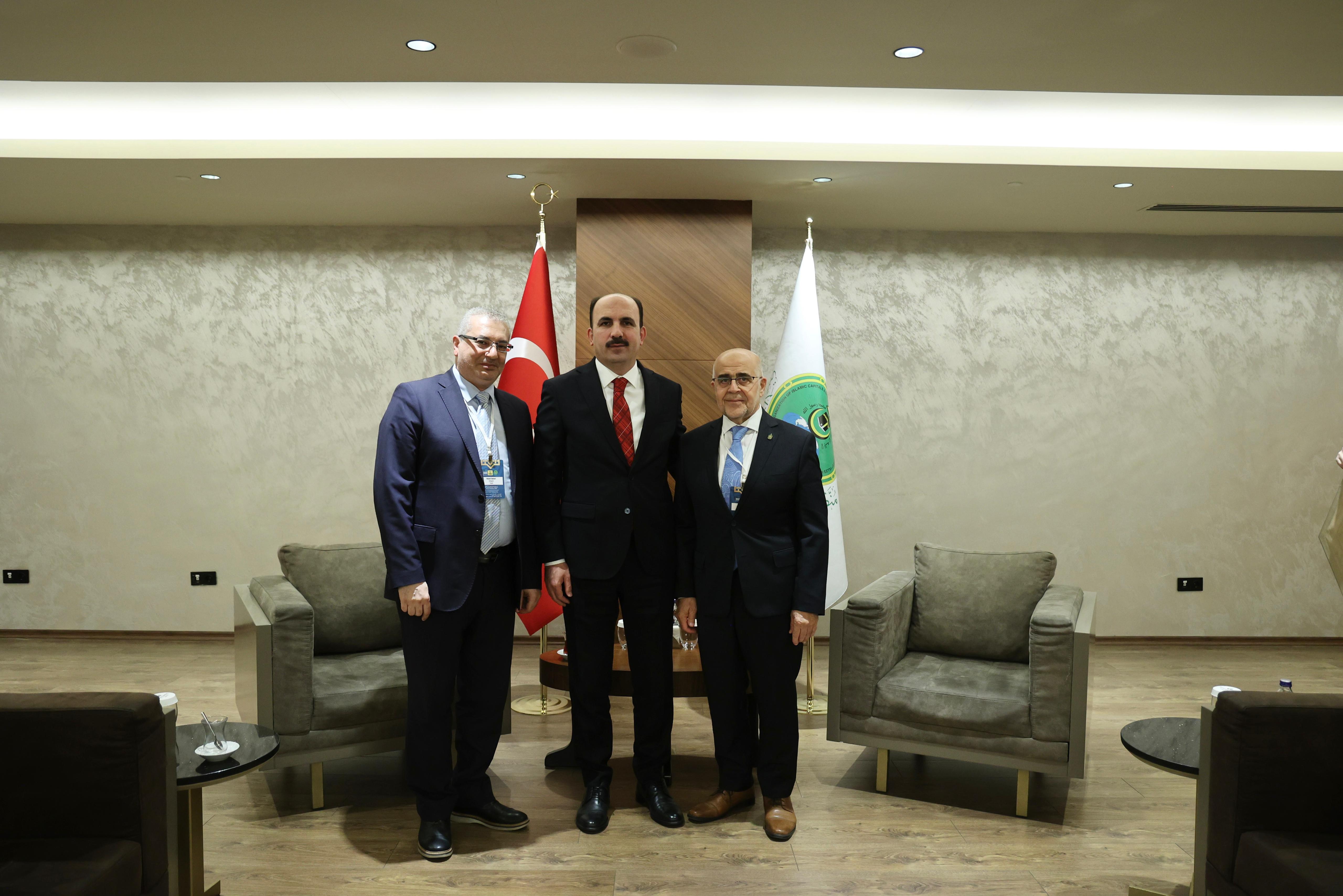 BAŞKAN ALTAY KONYA’DA YAPILAN OICC KAPSAMINDA İKİLİ TEMASLARDA BULUNDU