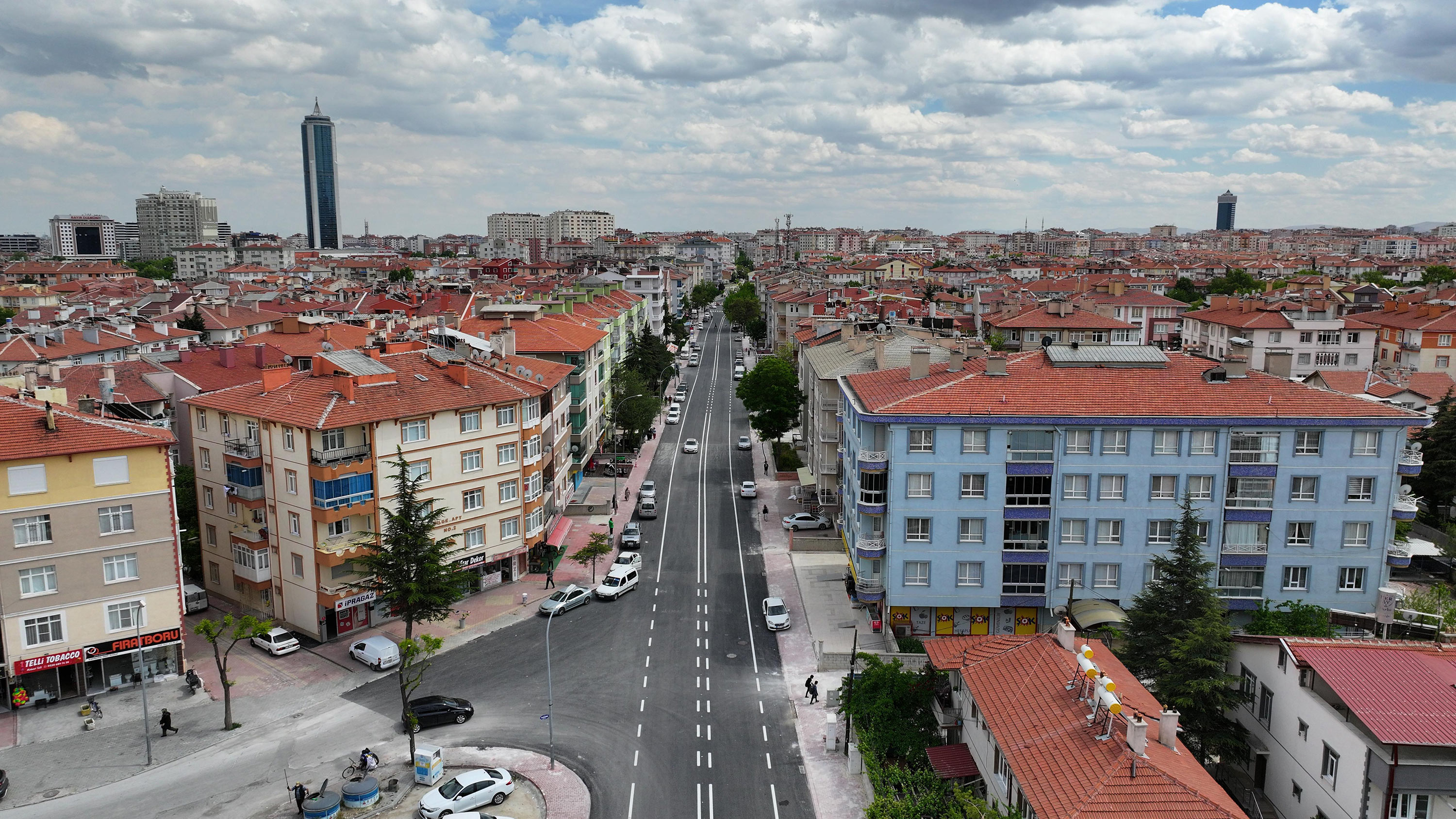 BAŞKAN ALTAY: “YAPTIĞIMIZ DÜZENLEMEYLE MALAS CADDESİ DAHA KONFORLU HALE GELDİ”