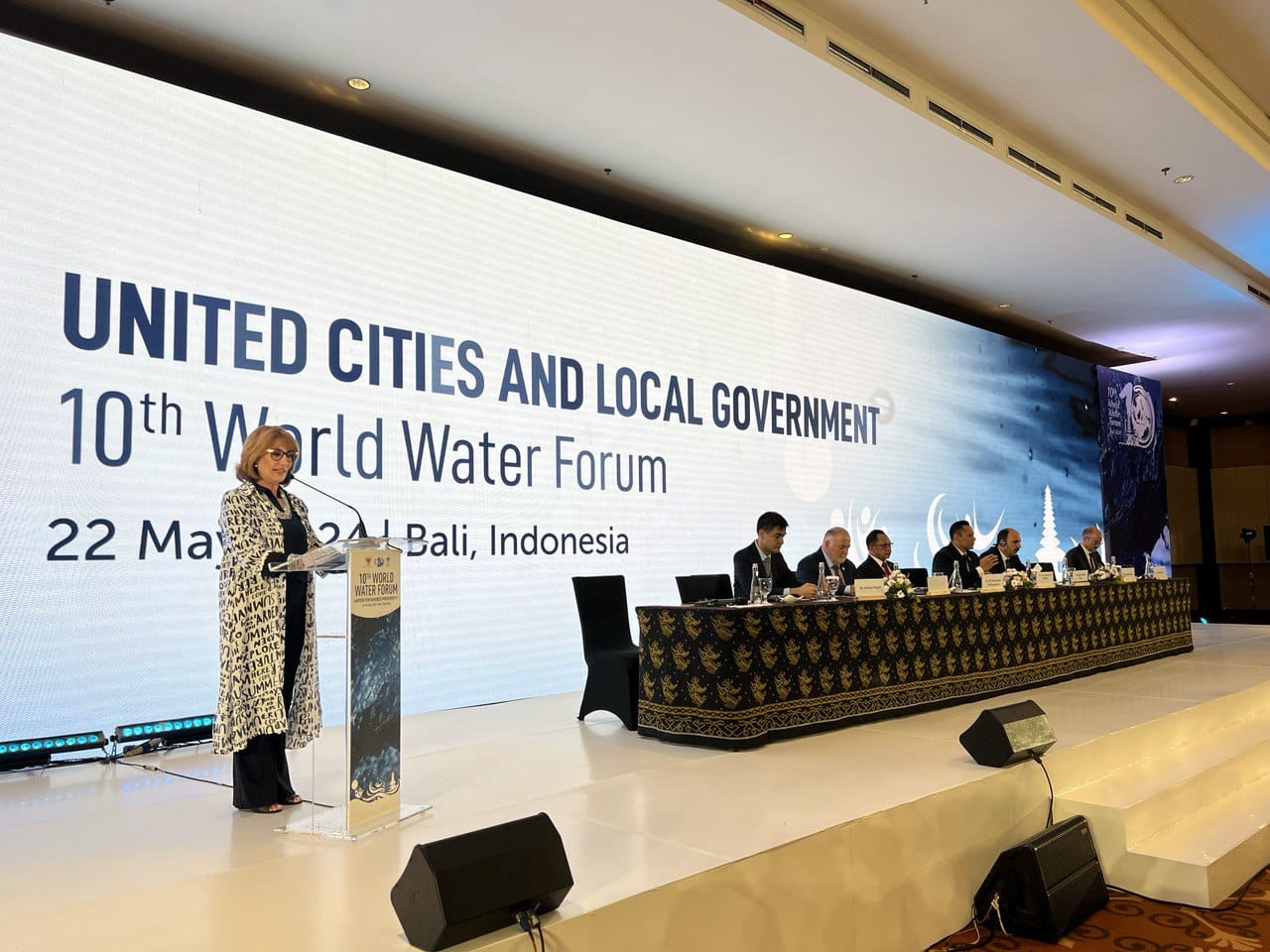 UCLG BAŞKANI ALTAY, 10. DÜNYA SU FORUMU’NDA SU KONUSUNDAKİ ADALETSİZLİĞE, GAZZE HALKINI SU VE GIDADAN MAHRUM BIRAKAN SOYKIRIMA DİKKAT ÇEKTİ