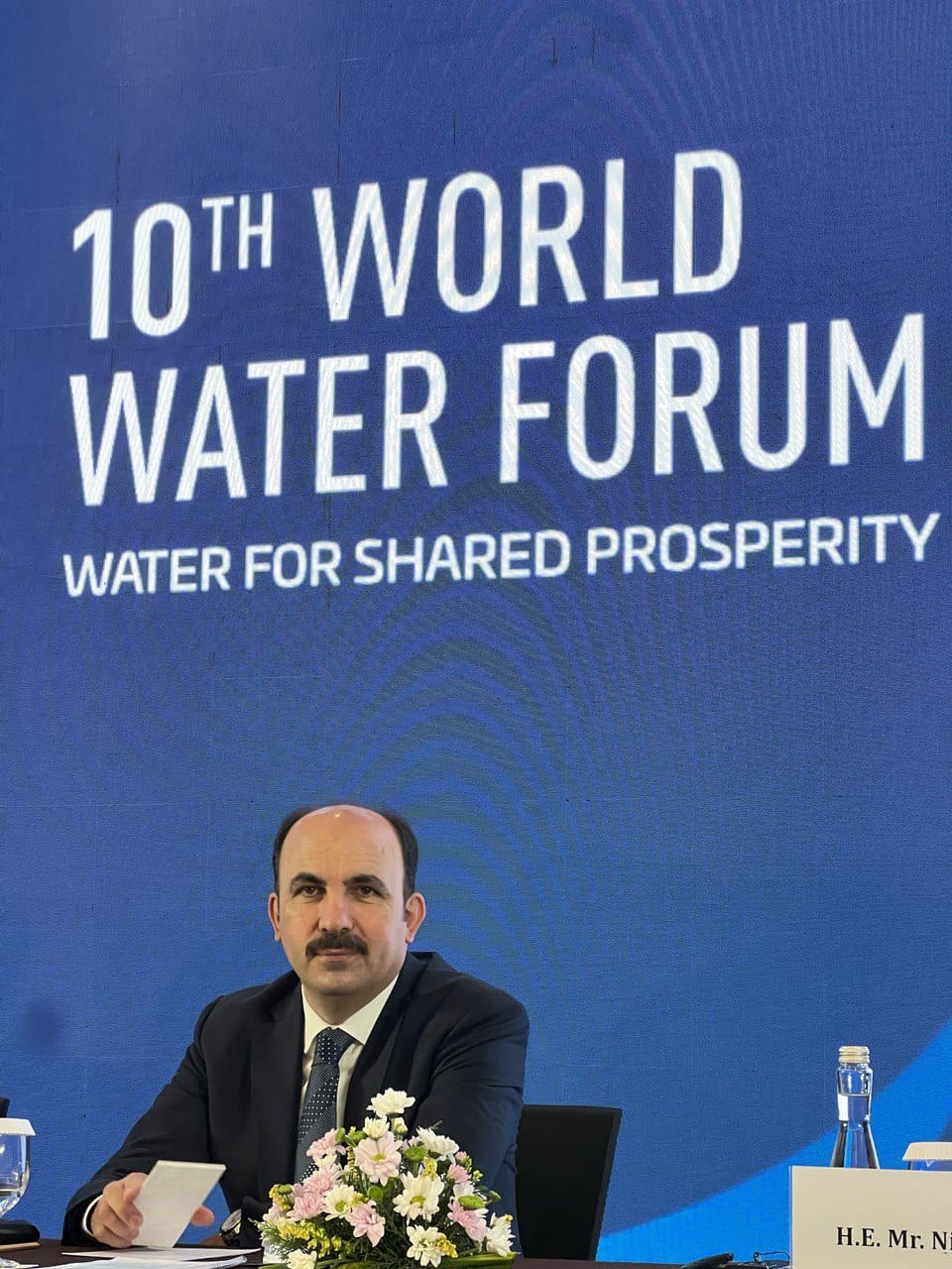 UCLG BAŞKANI ALTAY, 10. DÜNYA SU FORUMU’NDA SU KONUSUNDAKİ ADALETSİZLİĞE, GAZZE HALKINI SU VE GIDADAN MAHRUM BIRAKAN SOYKIRIMA DİKKAT ÇEKTİ