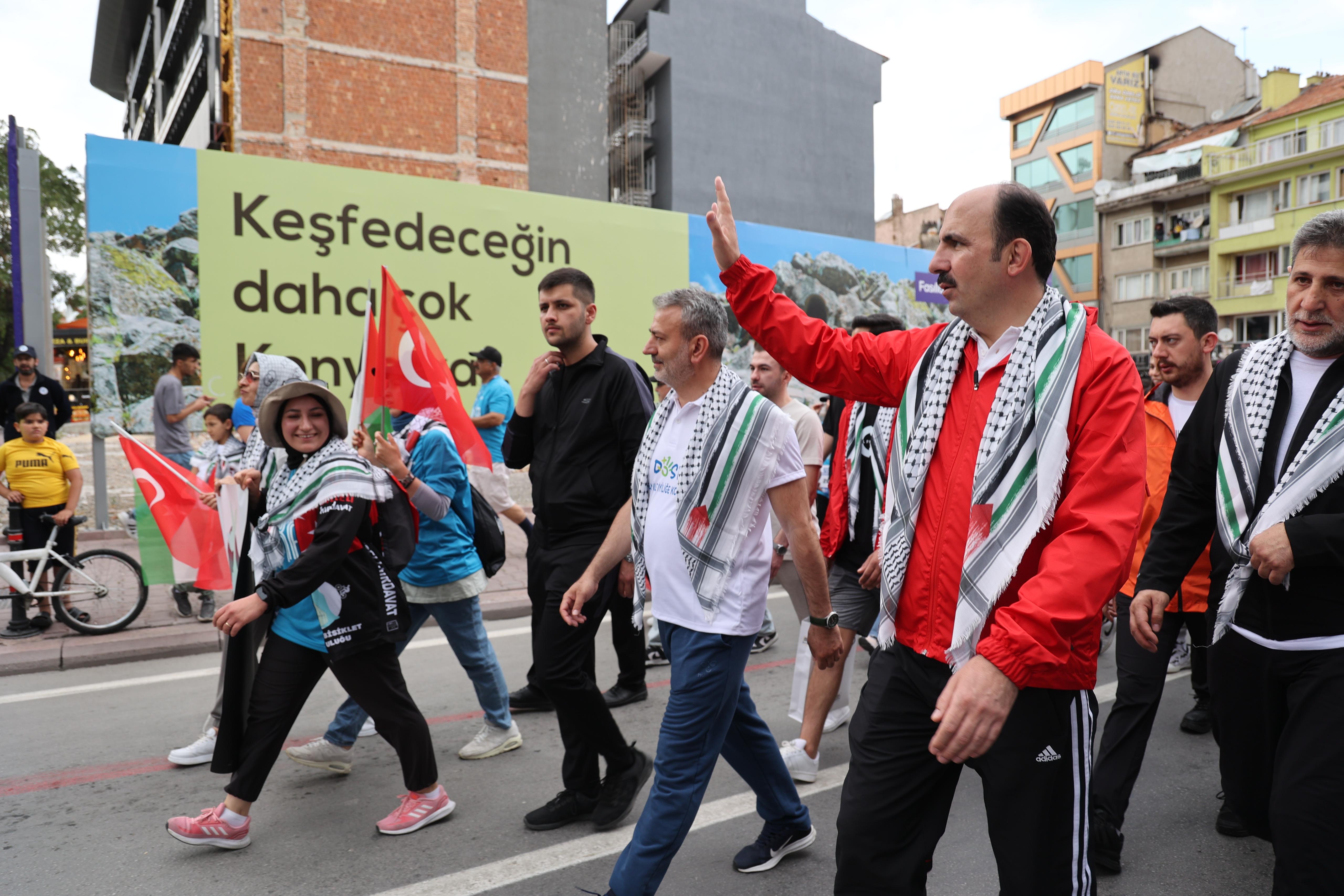 3. ULUSLARARASI KONYA YARI MARATONU BÜYÜK BİR COŞKUYLA KOŞULDU