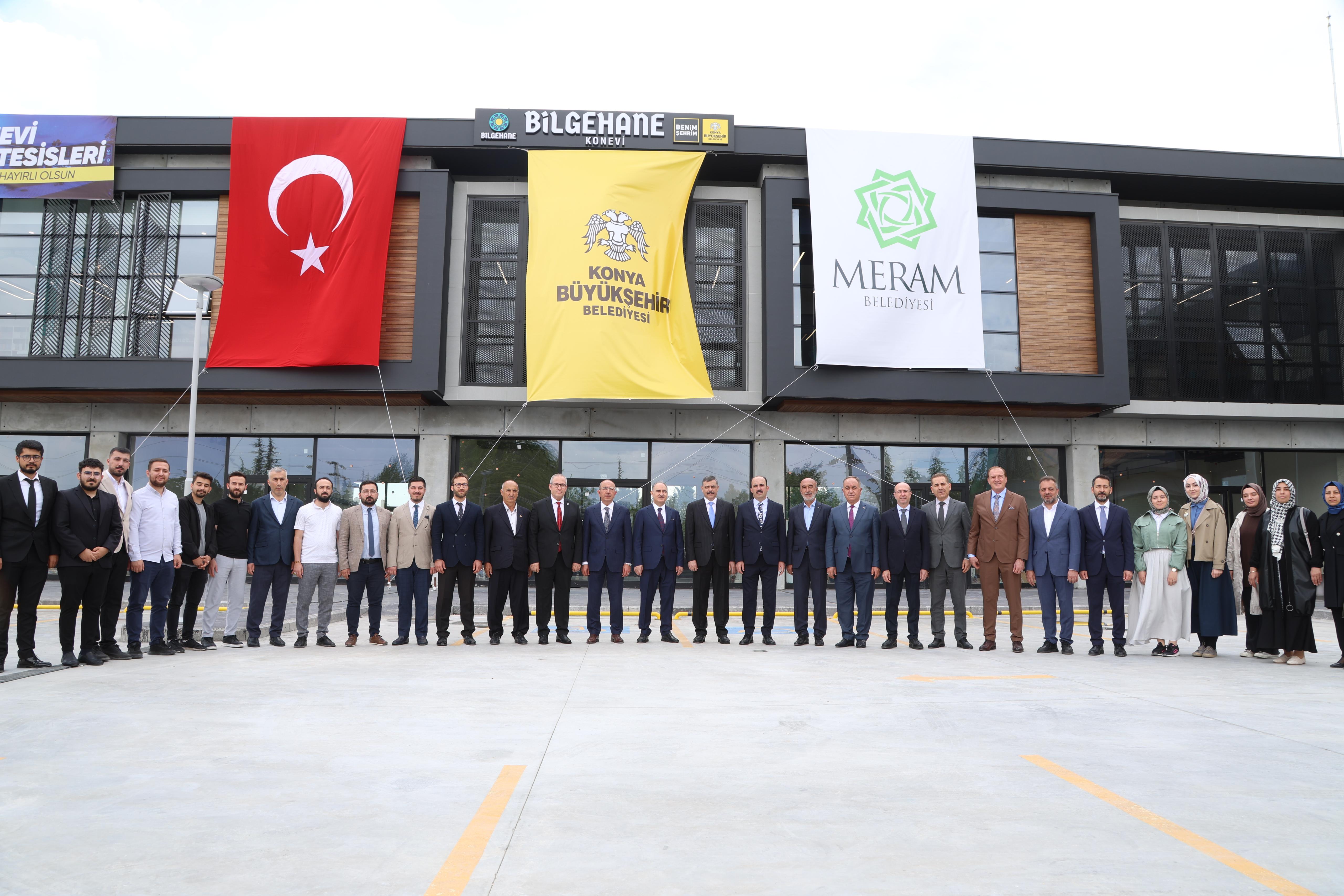 KONYA BÜYÜKŞEHİR VE MERAM BELEDİYESİ İŞ BİRLİĞİYLE ŞEHRE KAZANDIRILAN KONEVİ SOSYAL TESİSLERİ AÇILDI