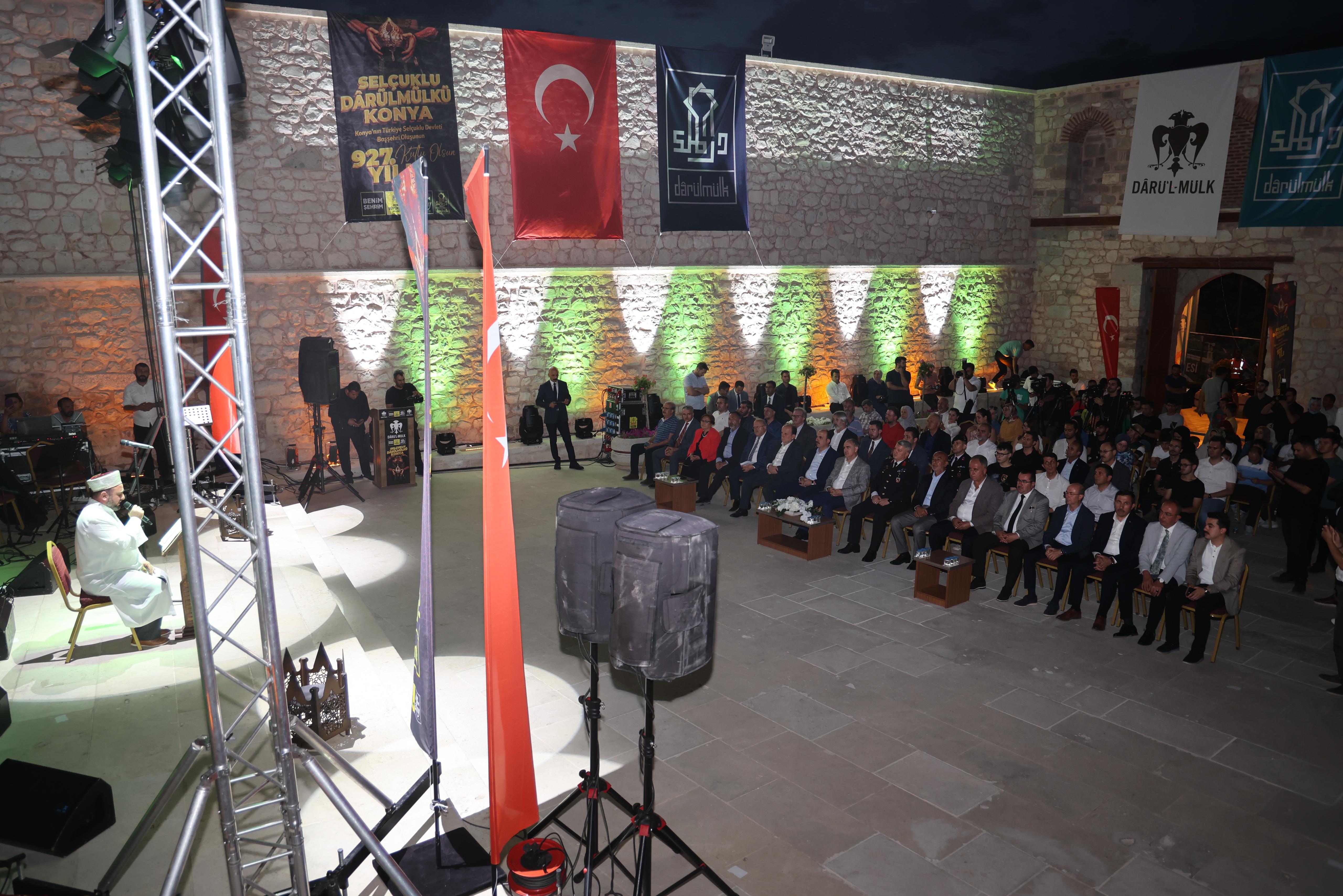 BAŞKAN ALTAY: “SELÇUKLU DÂRÜLMÜLKÜ KONYA TÜRKİYE YÜZYILI’NIN DA EN ÖNEMLİ ŞEHİRLERİNDEN BİRİDİR”