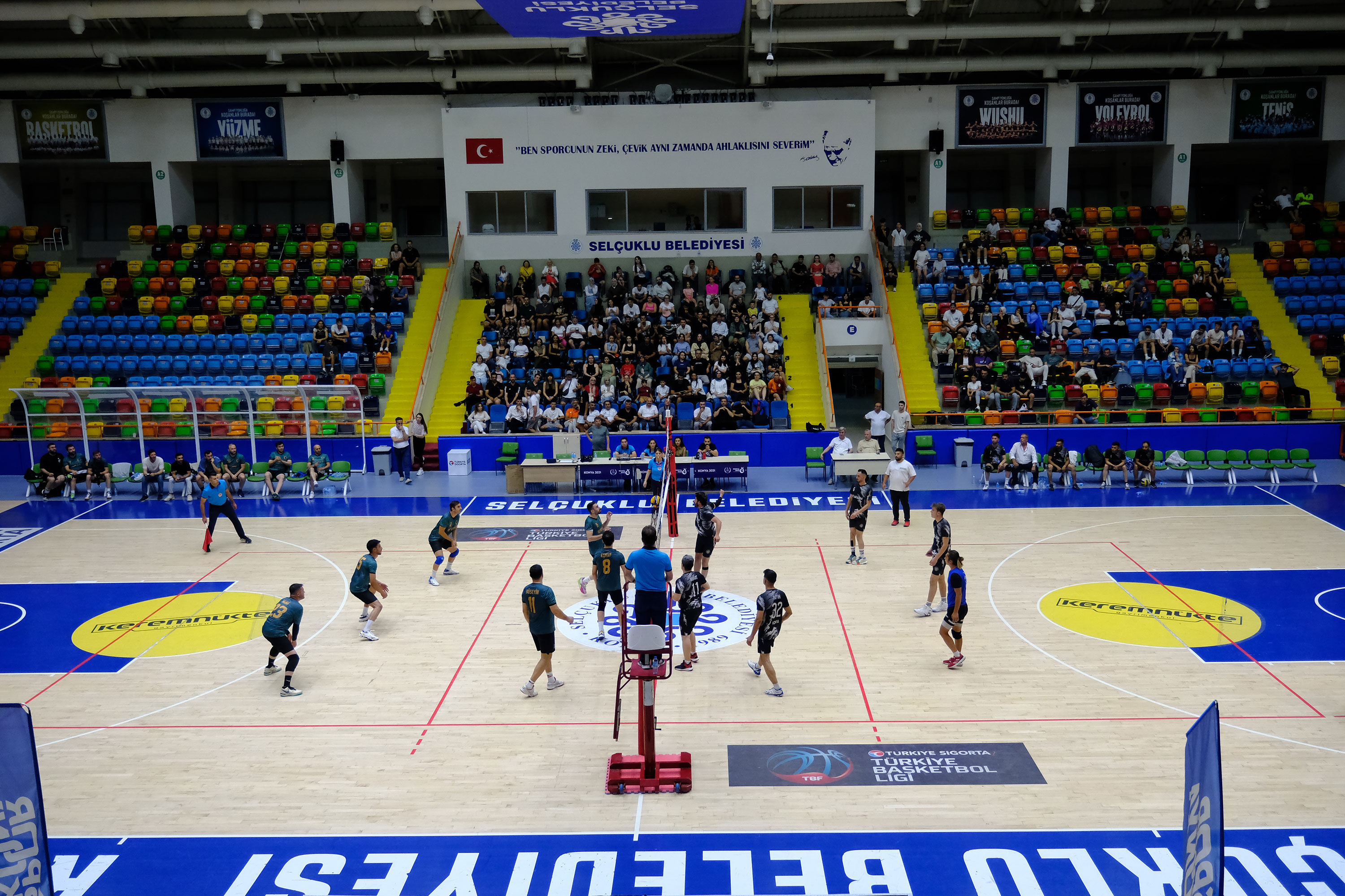 KONYA BÜYÜKŞEHİR’İN İLÇELER ARASI VOLEYBOL TURNUVASI’NDA SARAYÖNÜ MUTLU SONA ULAŞTI