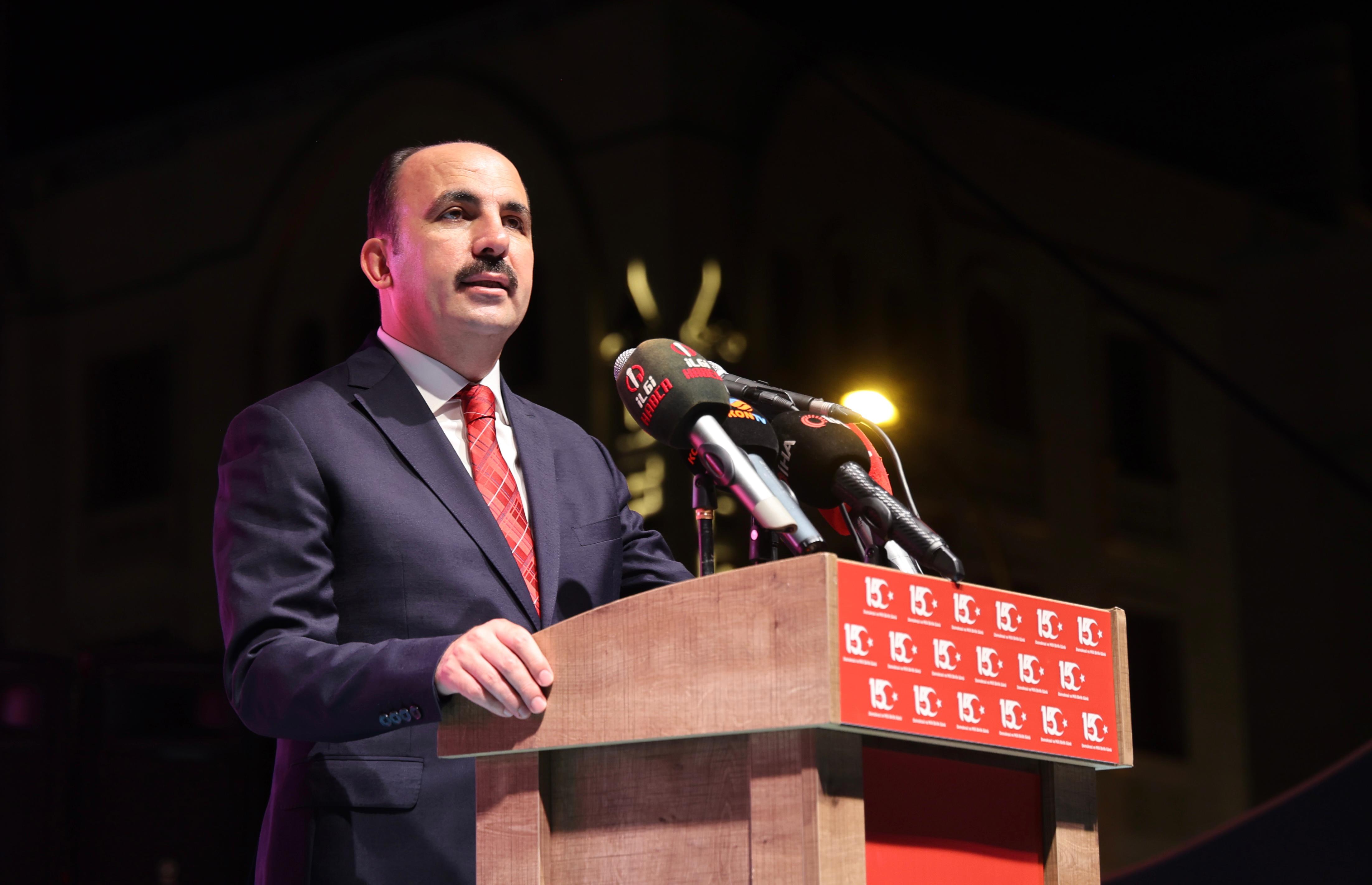 BAŞKAN ALTAY: “BİZE DÜŞEN 15 TEMMUZ’U UNUTMAMAK, UNUTTURMAMAKTIR”
