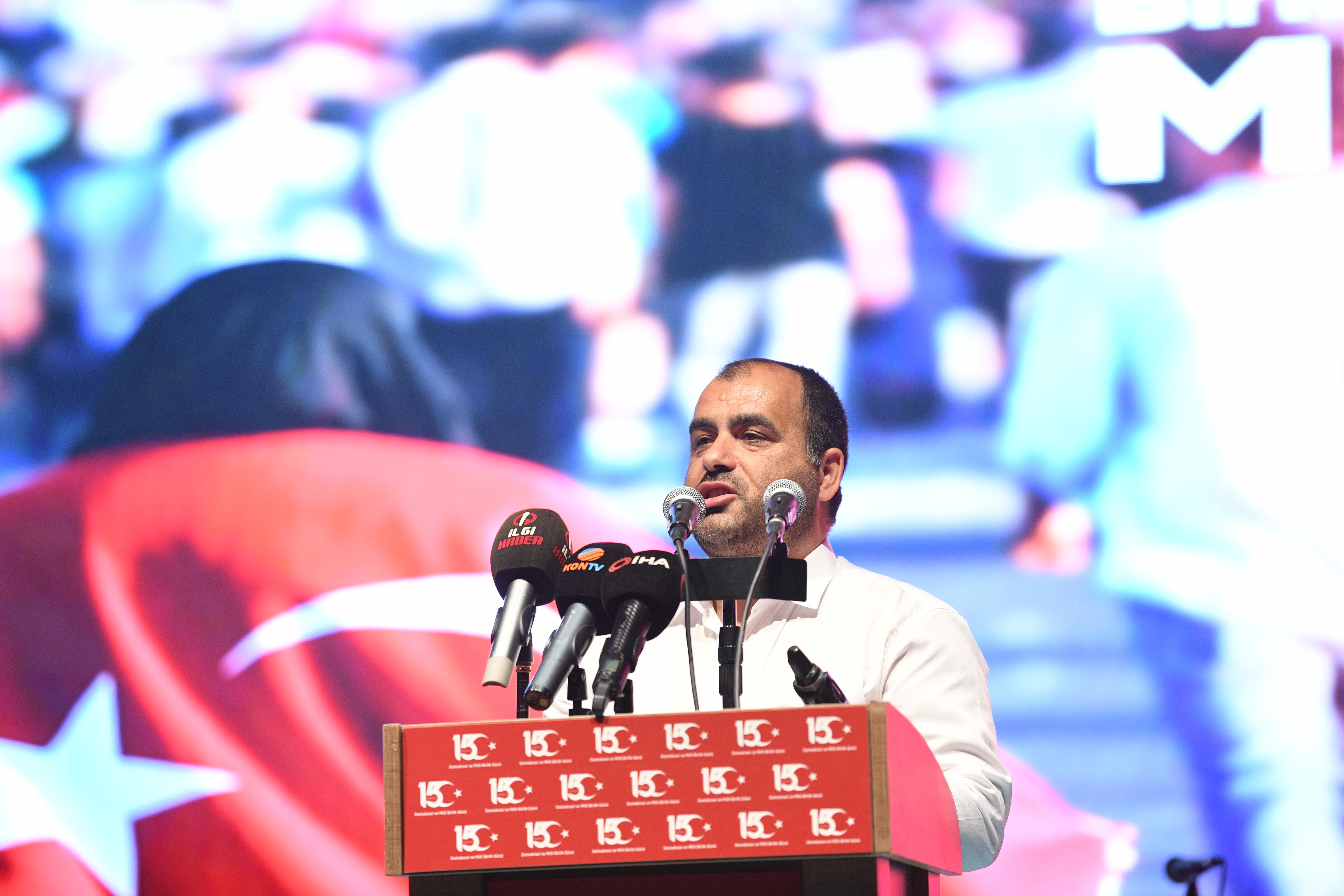 BAŞKAN ALTAY: “BİZE DÜŞEN 15 TEMMUZ’U UNUTMAMAK, UNUTTURMAMAKTIR”