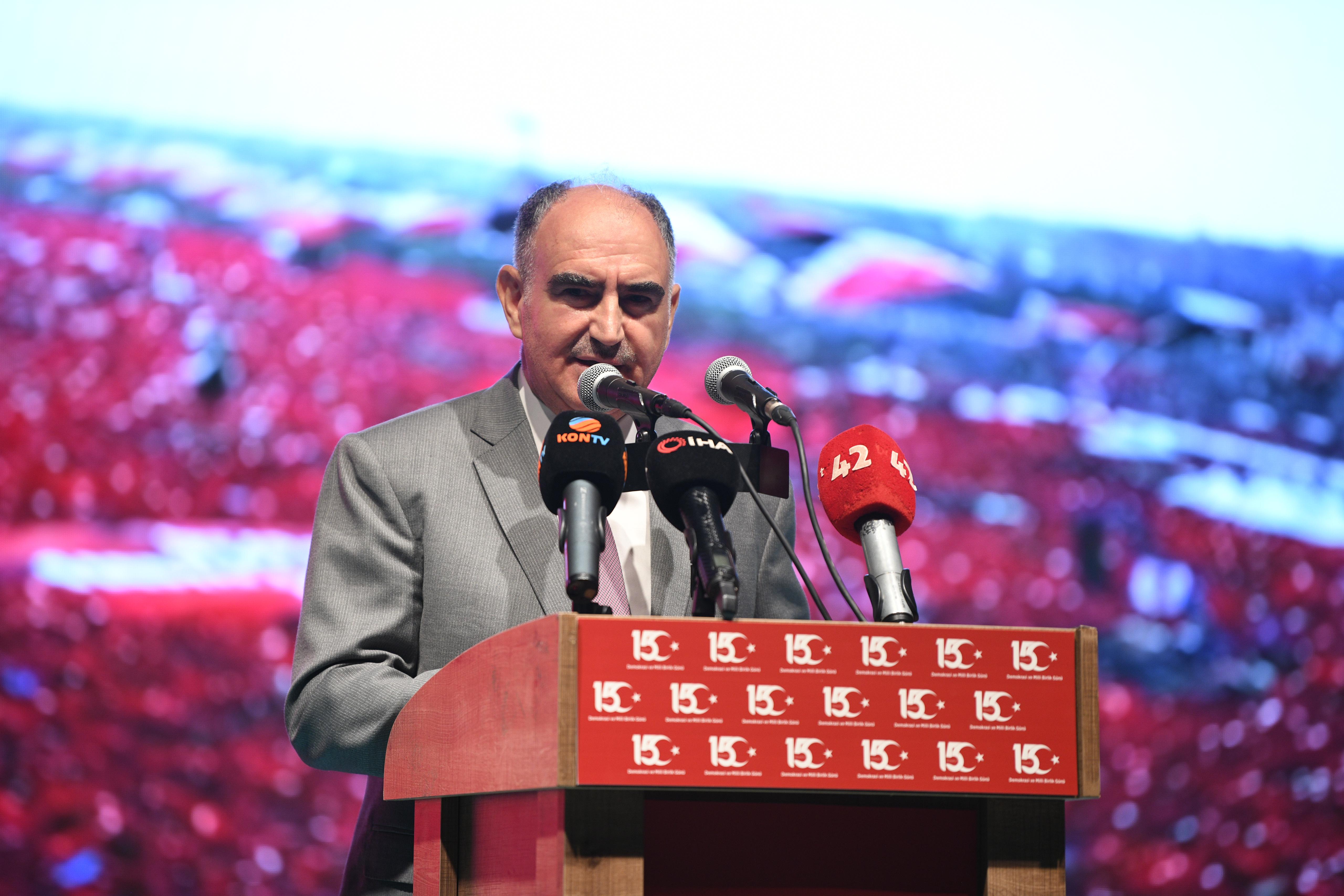 BAŞKAN ALTAY: “BİZE DÜŞEN 15 TEMMUZ’U UNUTMAMAK, UNUTTURMAMAKTIR”