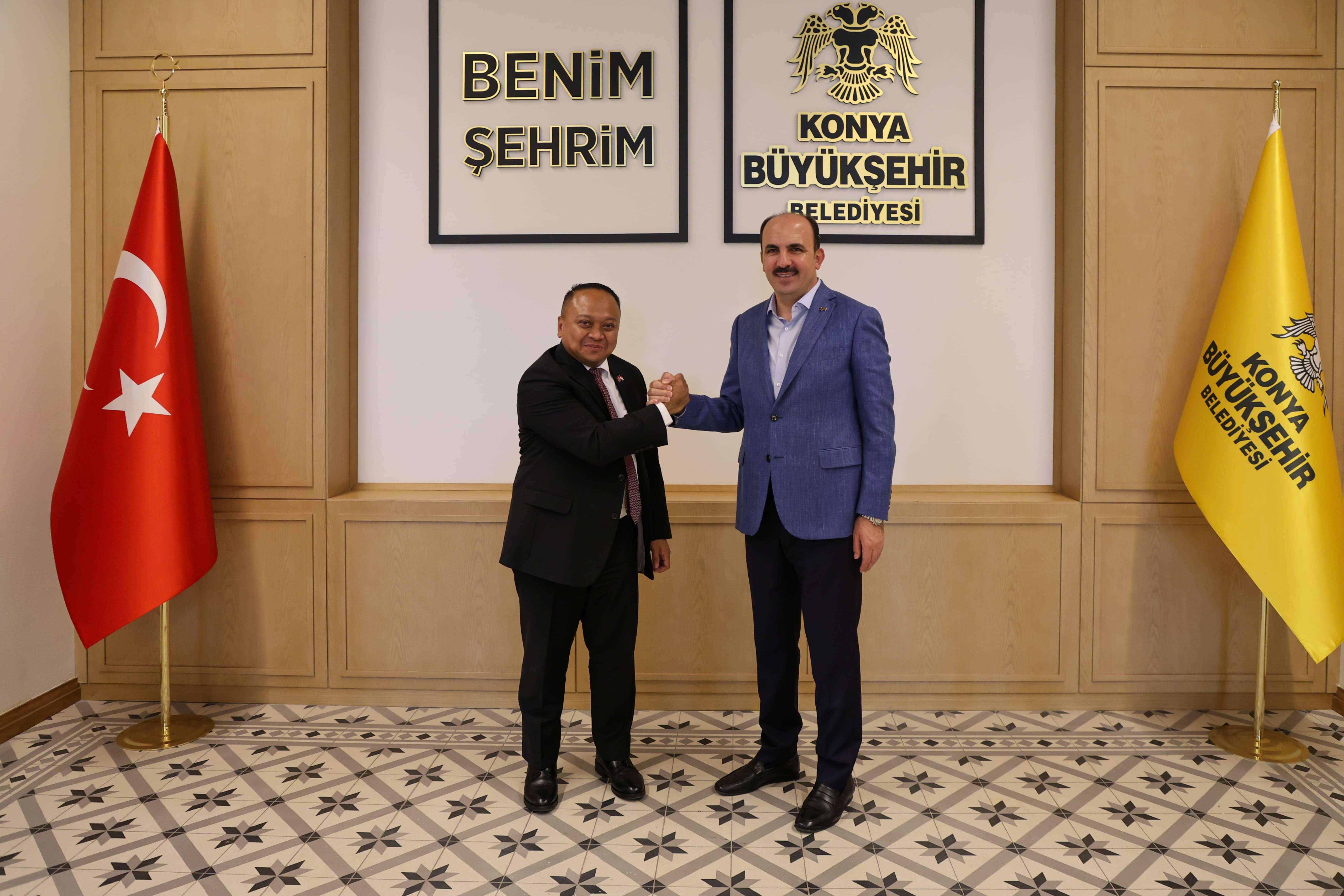 ENDONEZYA CUMHURİYETİ ANKARA BÜYÜKELÇİSİ PURNAMA BAŞKAN ALTAY’I ZİYARET ETTİ