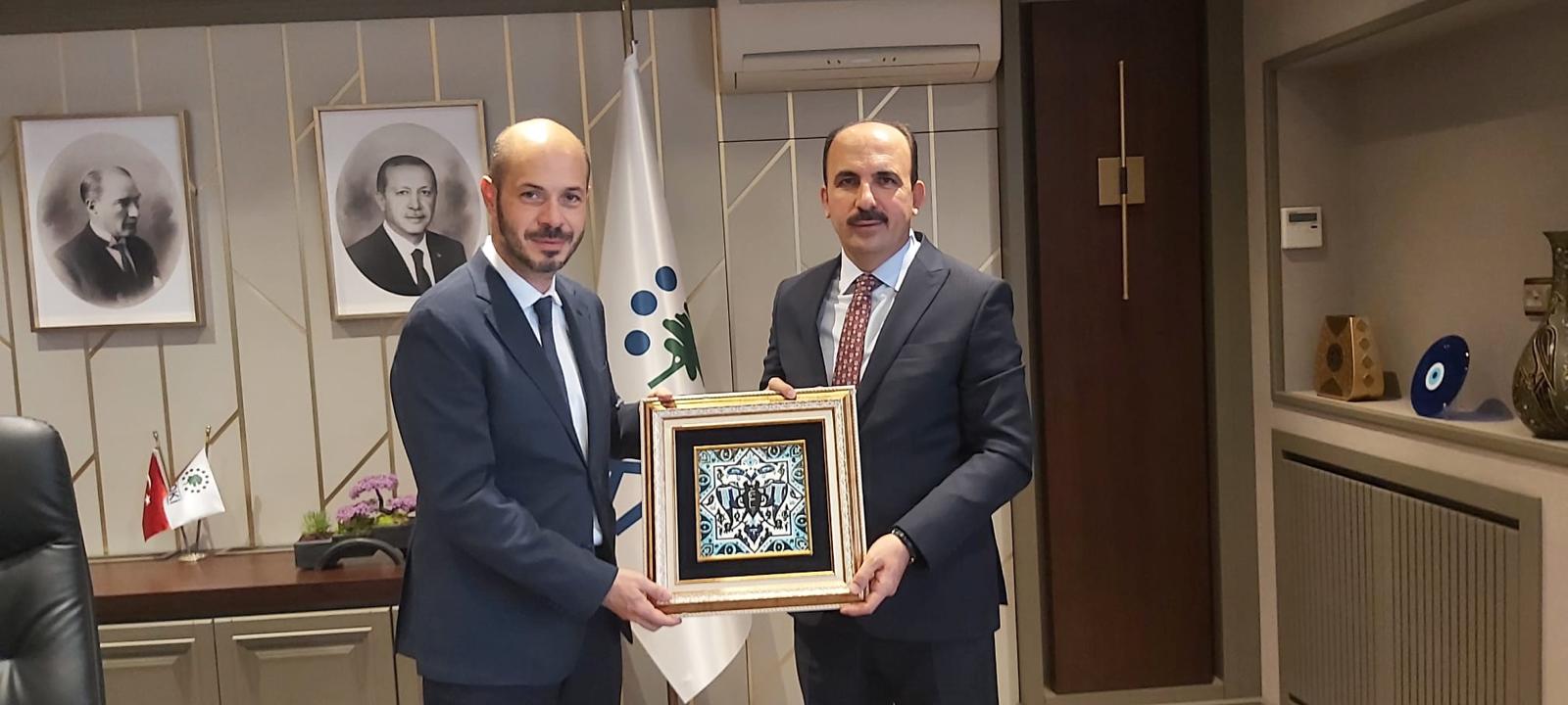 KONYA PROTOKOLÜ BAKAN KURUM İLE BAKAN MEMİŞOĞLU’NA HAYIRLI OLSUN ZİYARETİNDE BULUNDU