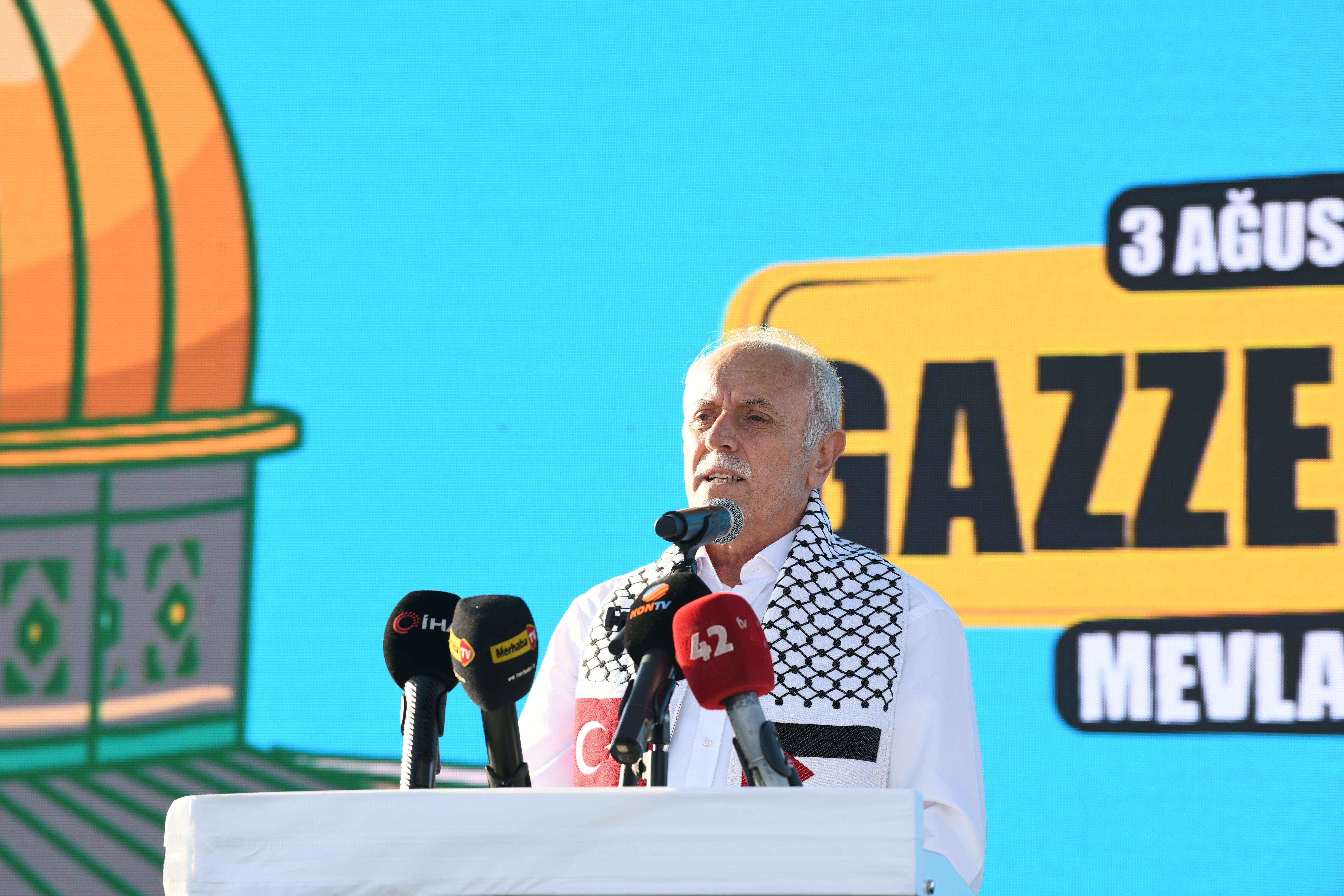 BAŞKAN ALTAY: “FİLİSTİN HALKININ YÜRÜYÜŞÜNÜ ASLA DURDURAMAYACAKSINIZ”