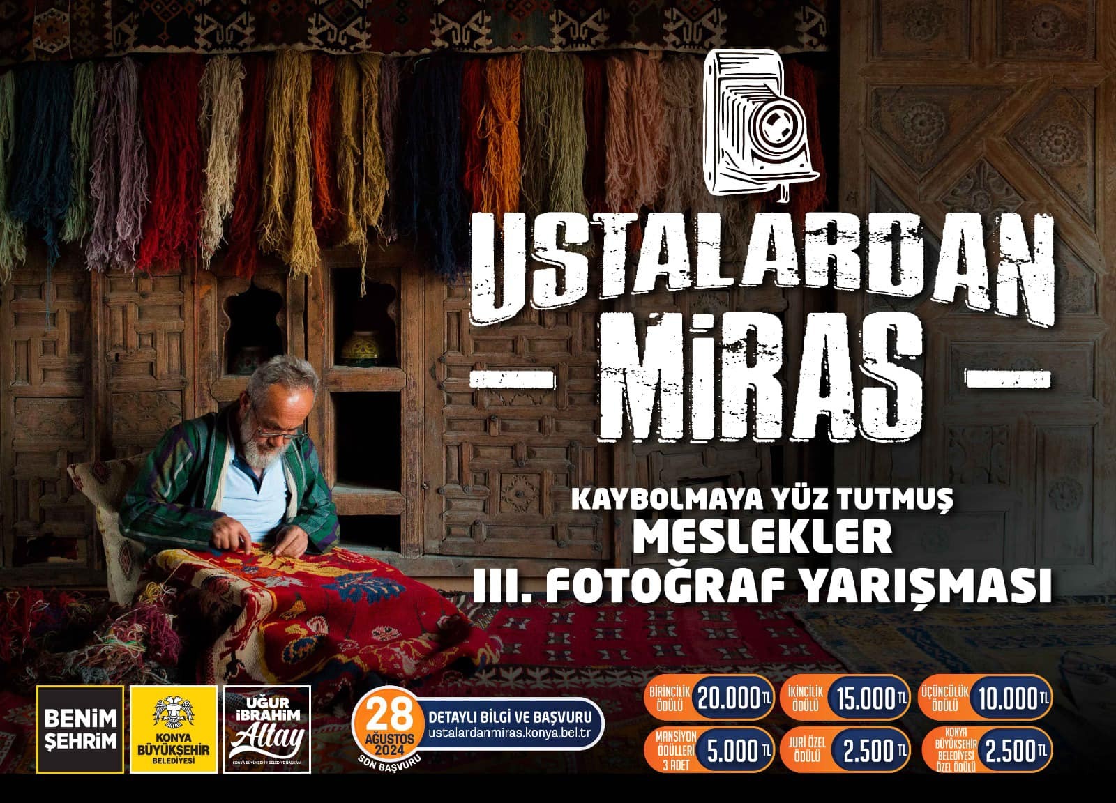 KONYA BÜYÜKŞEHİR’DEN GELENEKSEL MESLEKLERİ YAŞATMAK İÇİN FOTOĞRAF YARIŞMASI